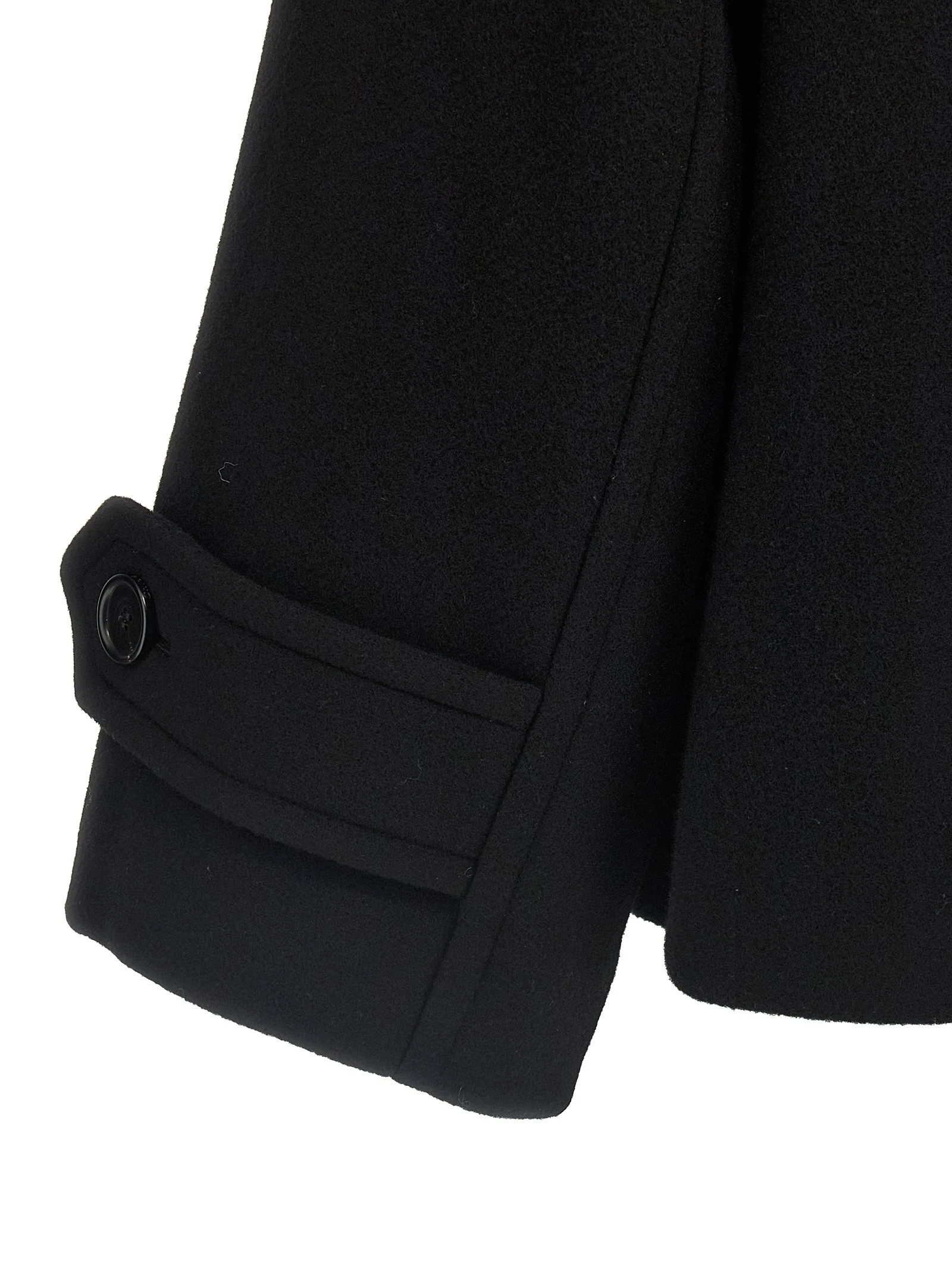 Double breasted wool coat