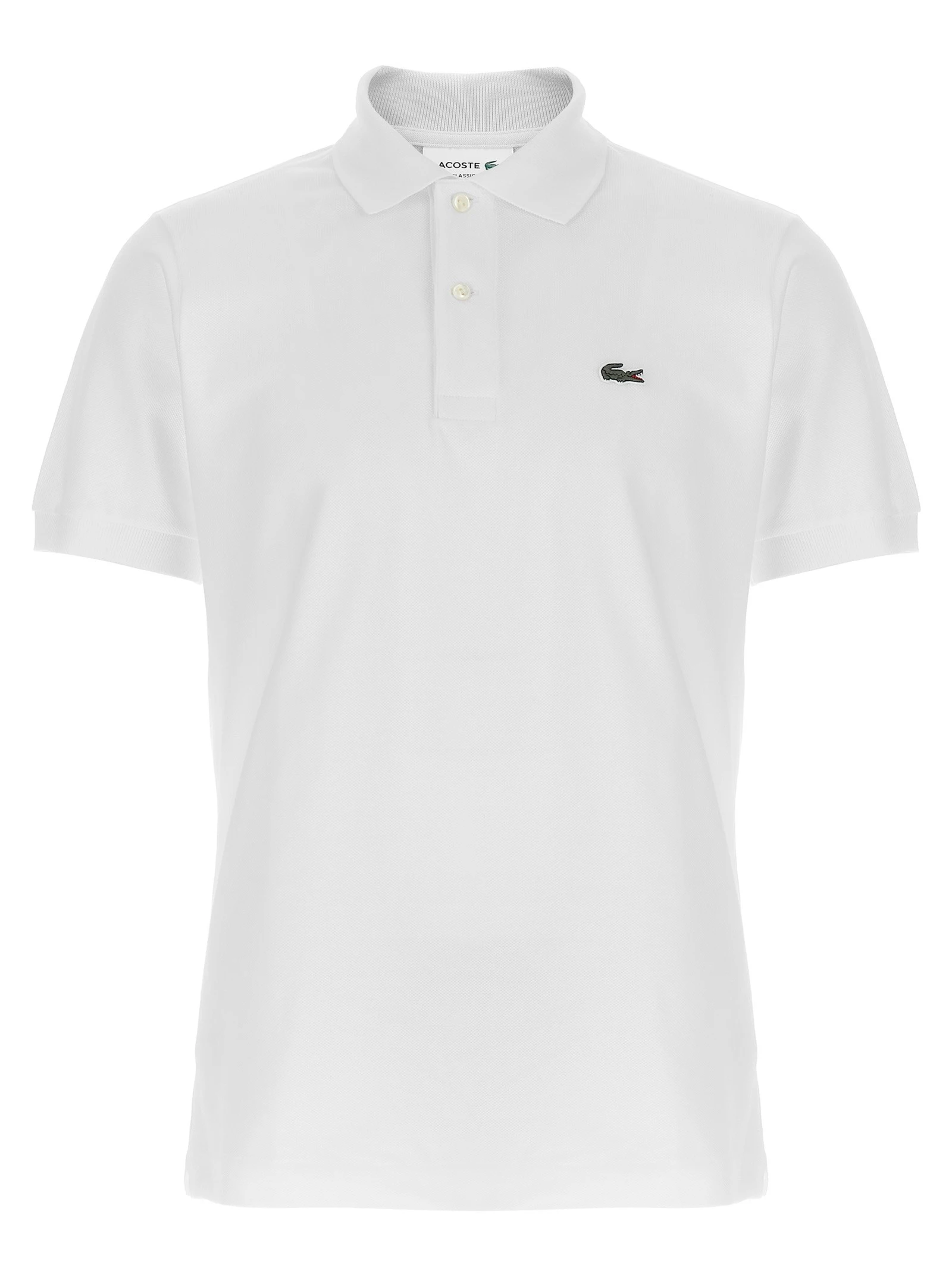 Logo patch polo shirt