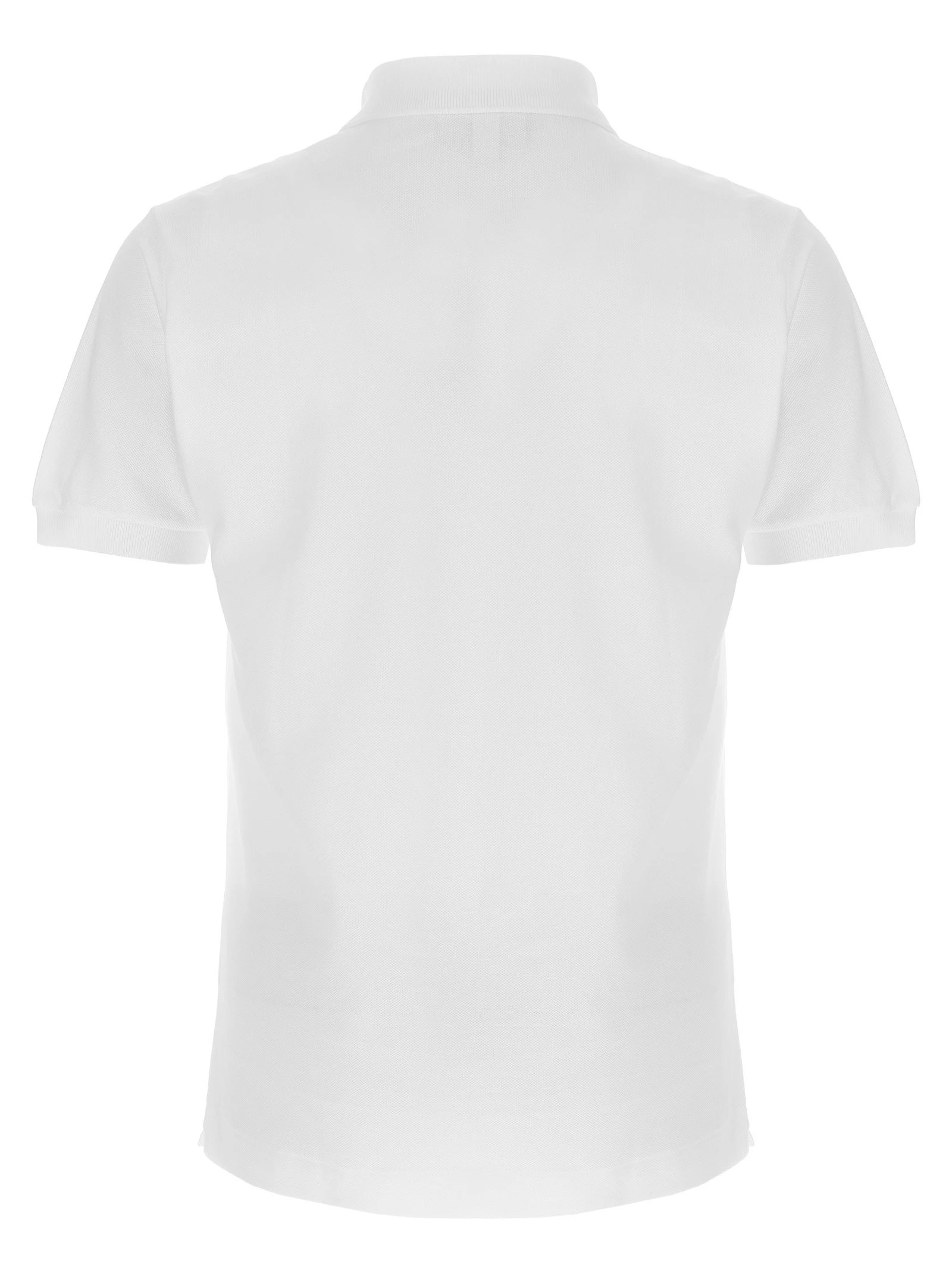 Logo patch polo shirt