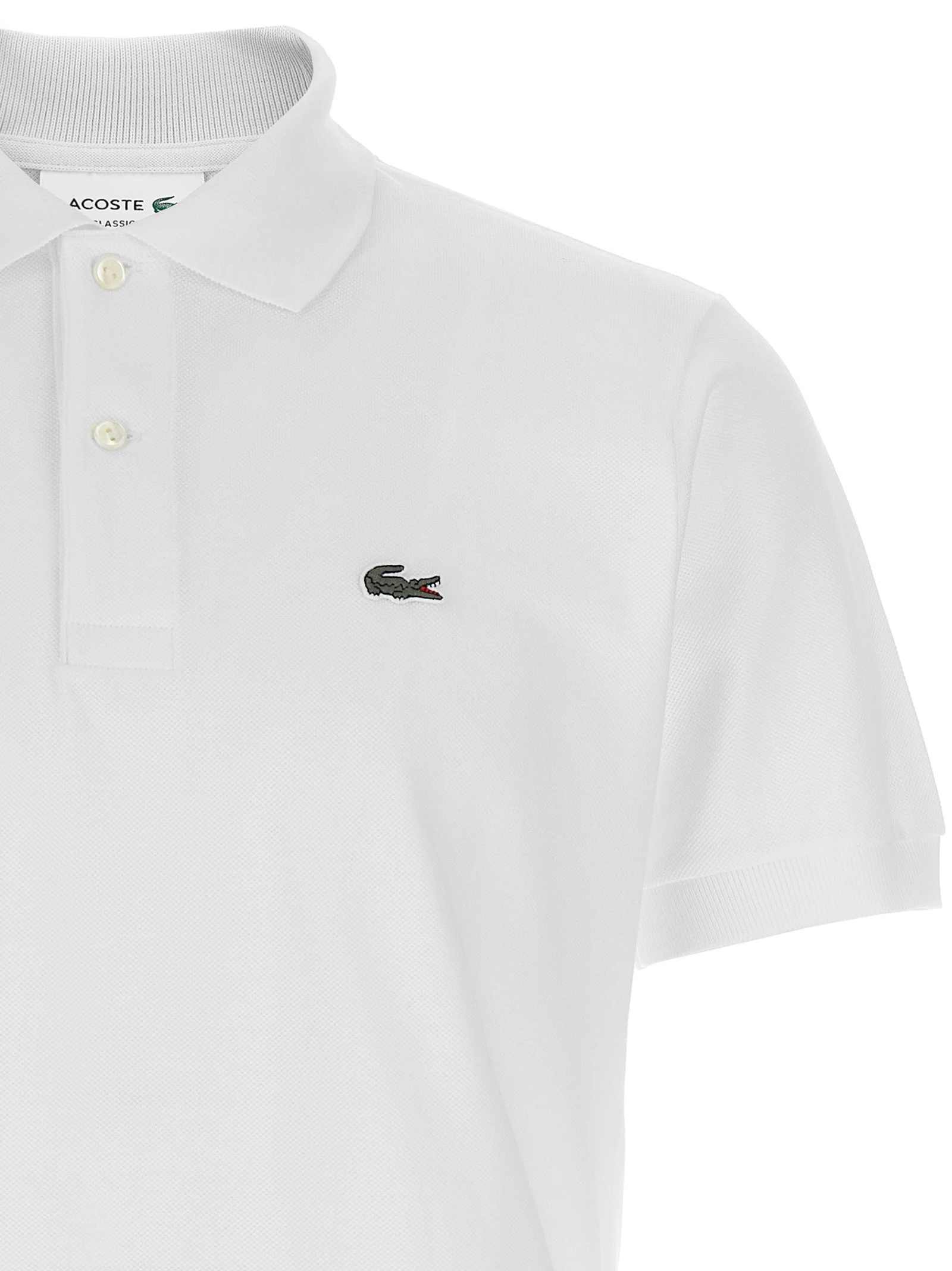 Logo patch polo shirt