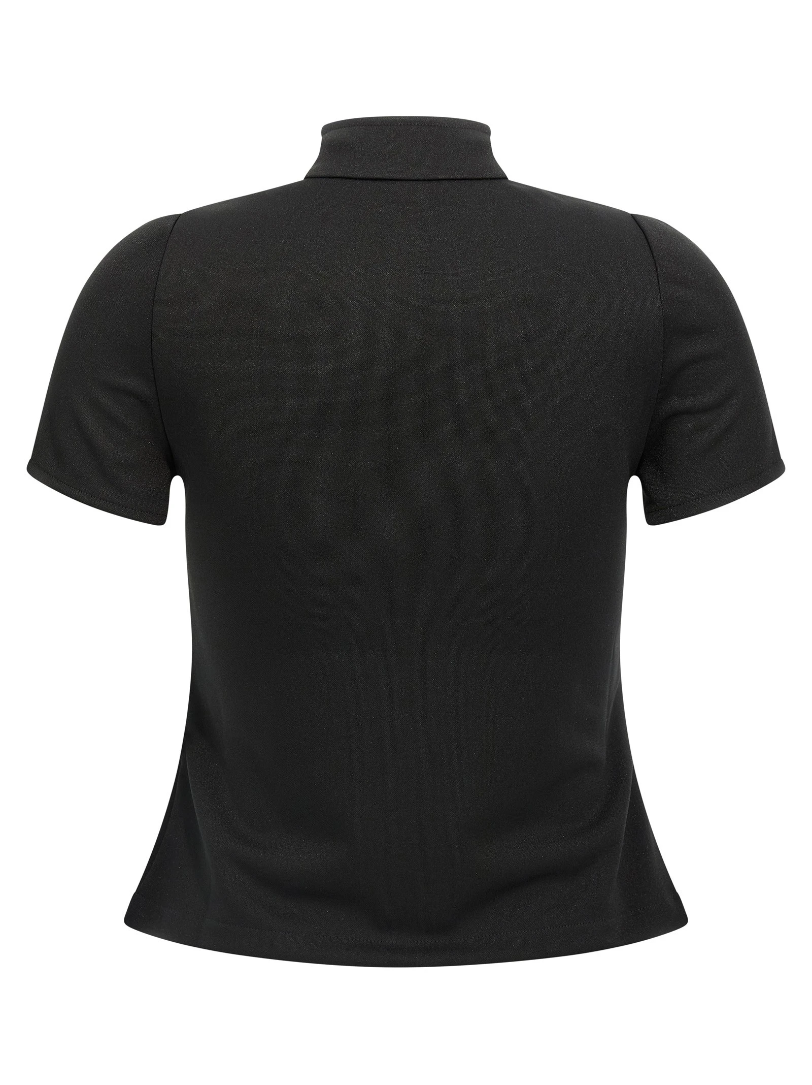 'Interlock Zipped' top