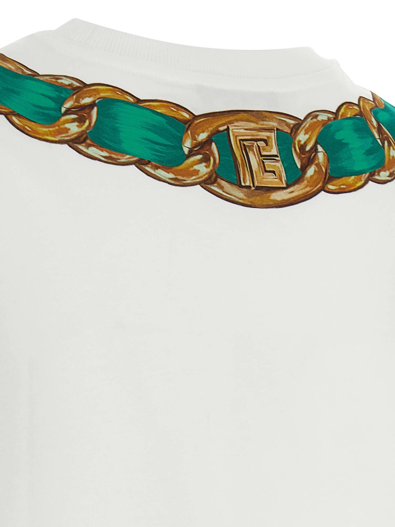 'Balmain Foulard' print T-shirt