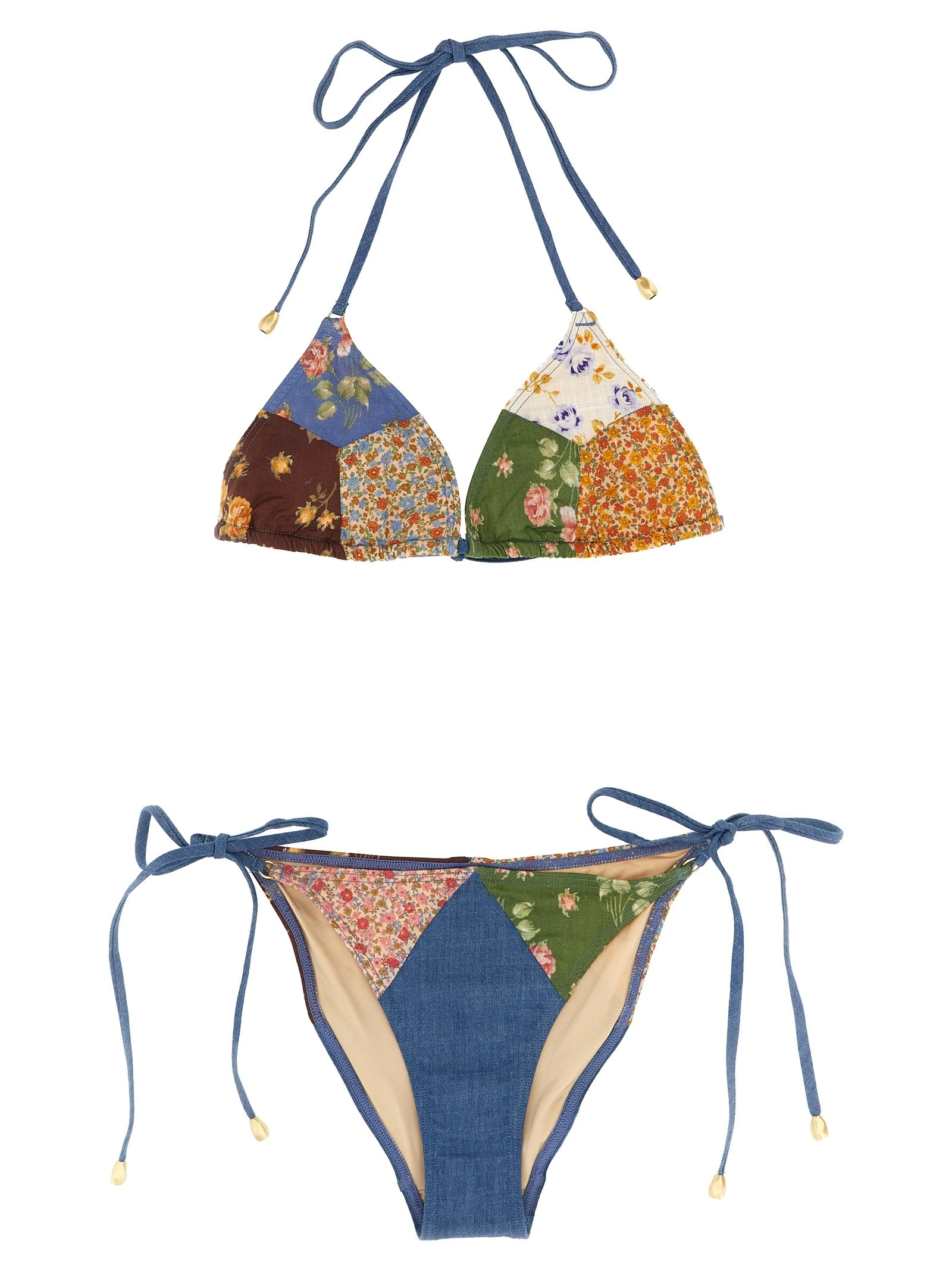 'Lucky Cotton Mini Tri' bikini