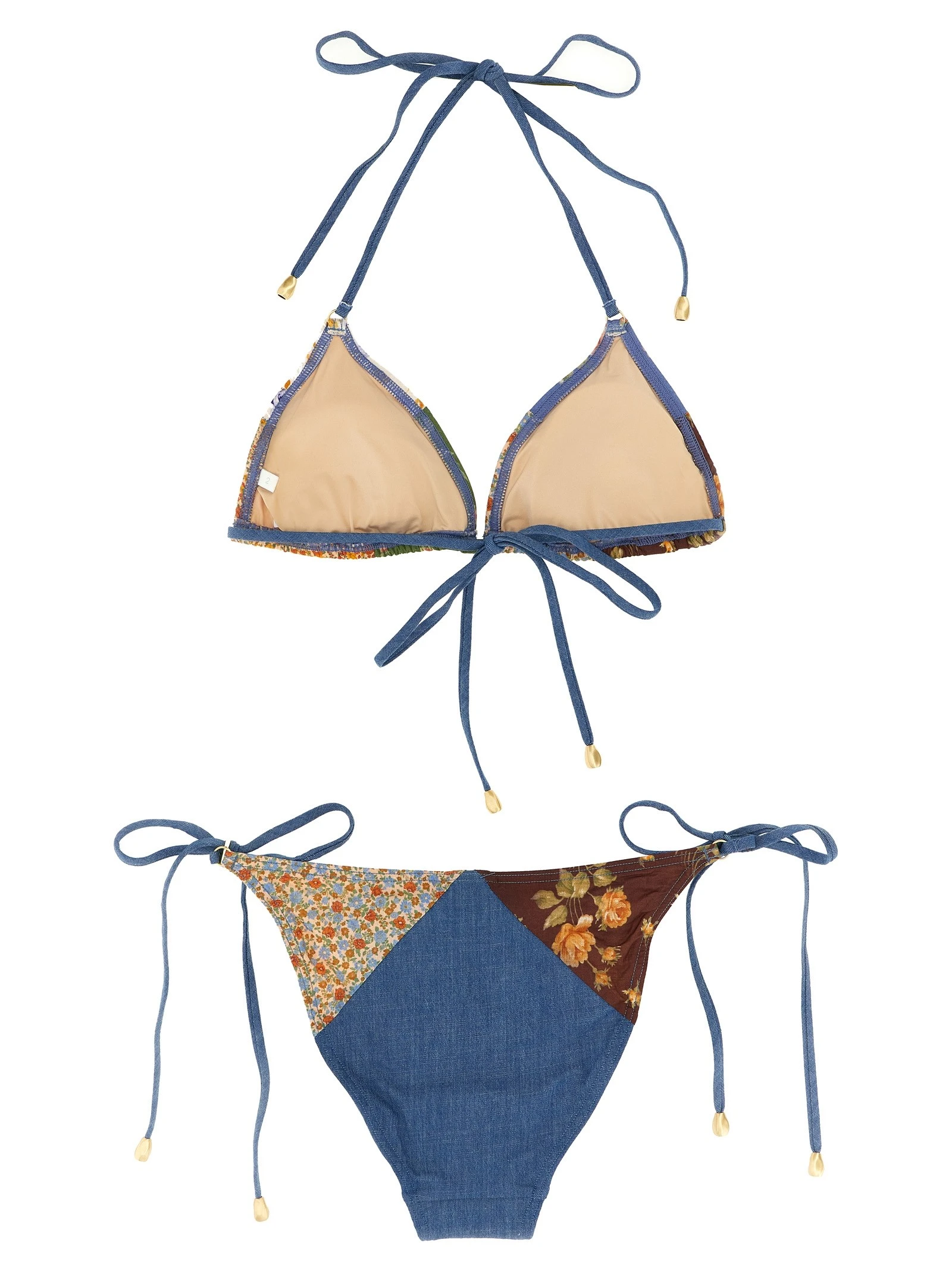 'Lucky Cotton Mini Tri' bikini