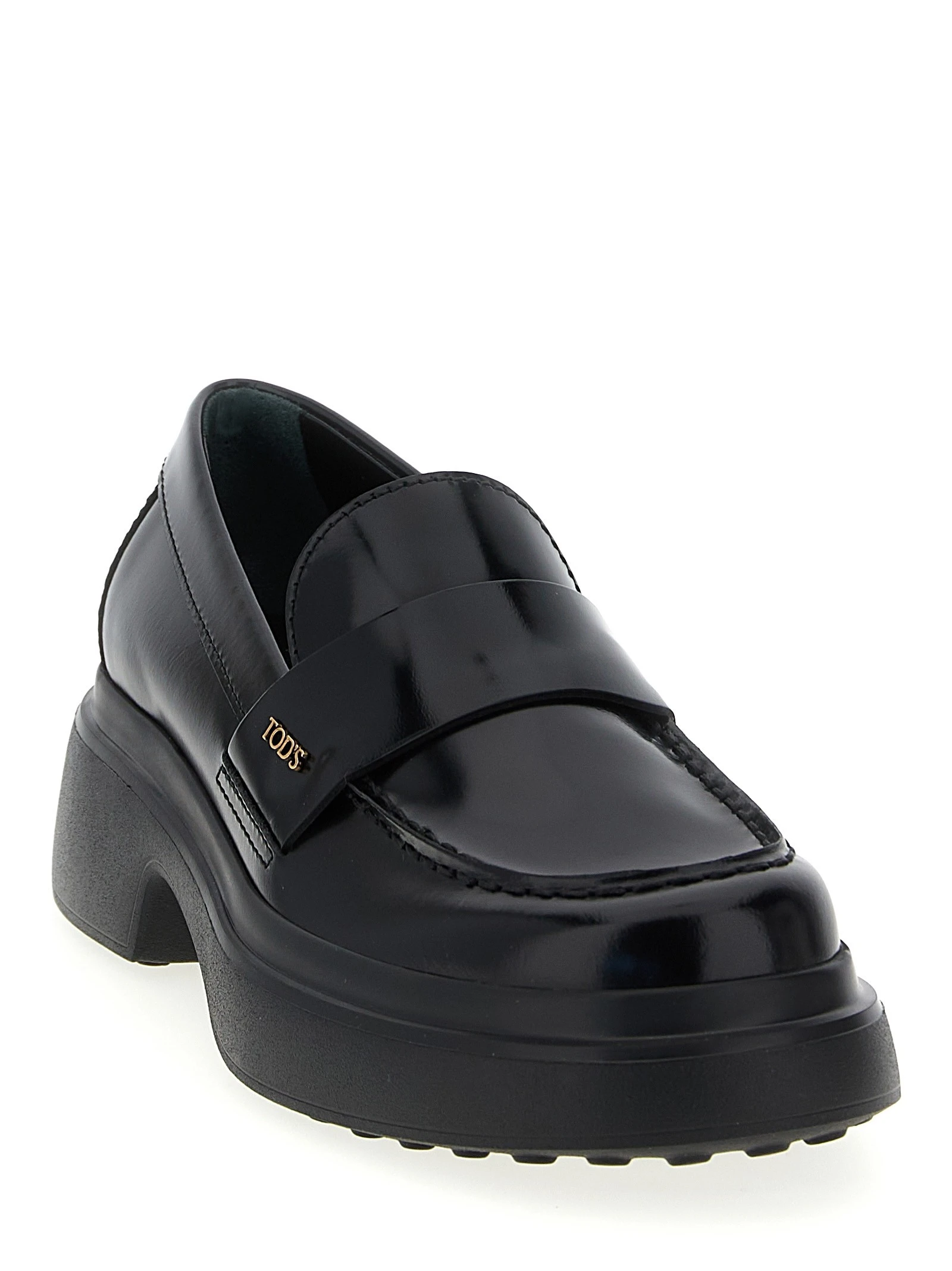 Leather loafers