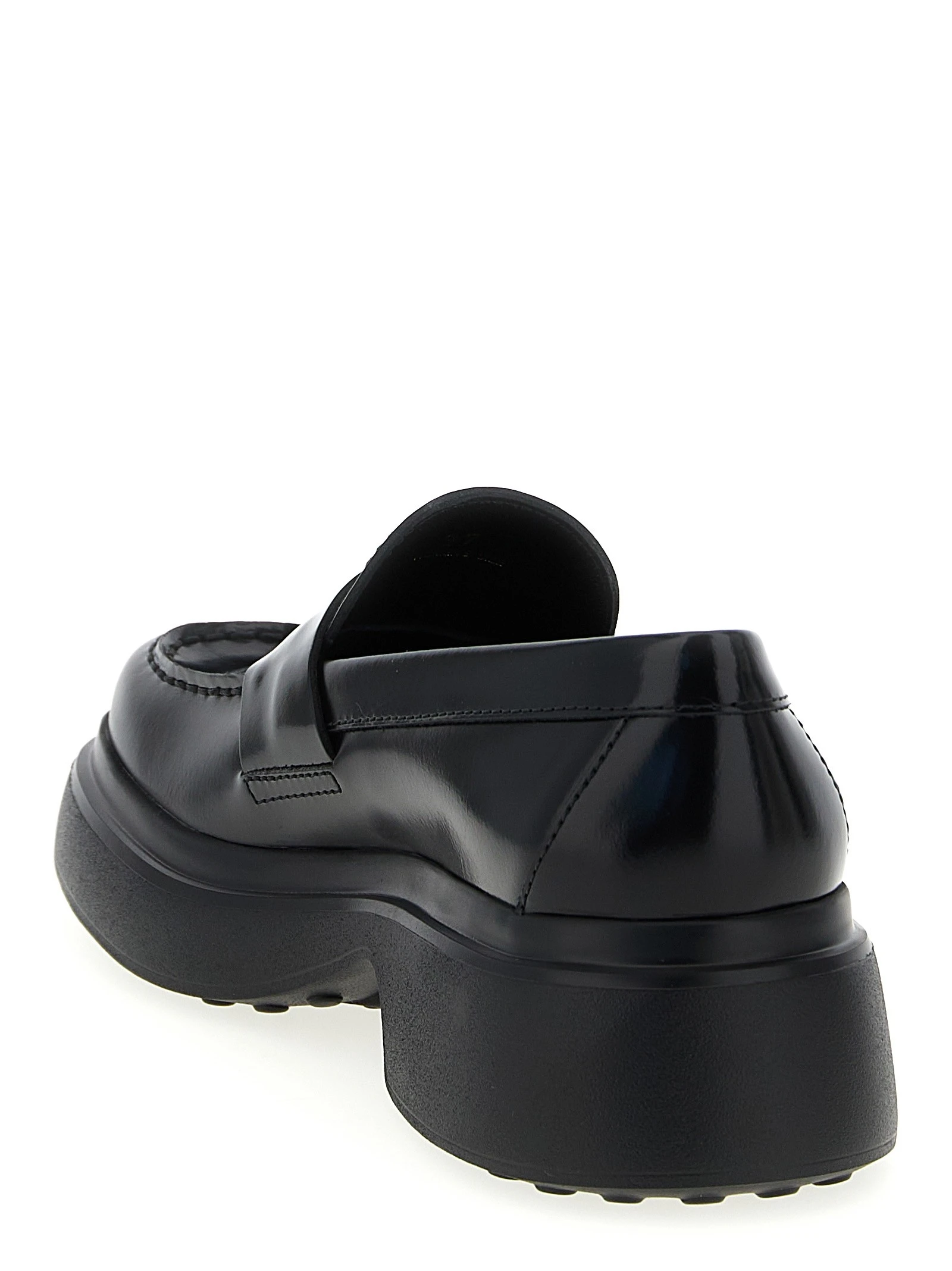 Leather loafers