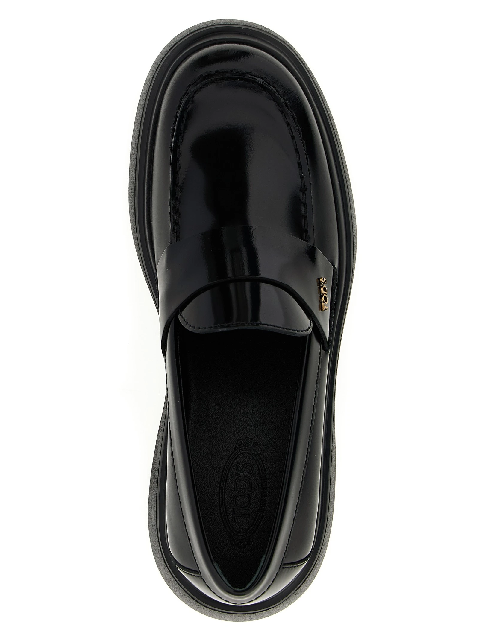Leather loafers
