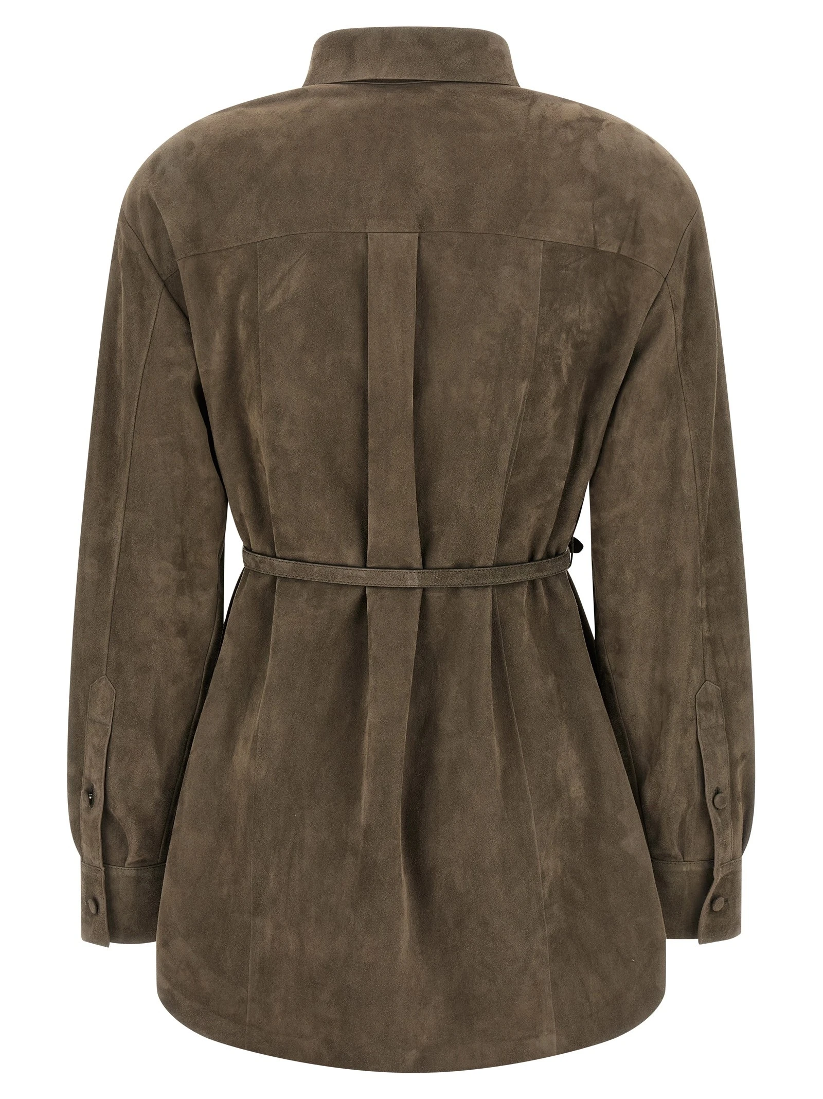 Suede shirt