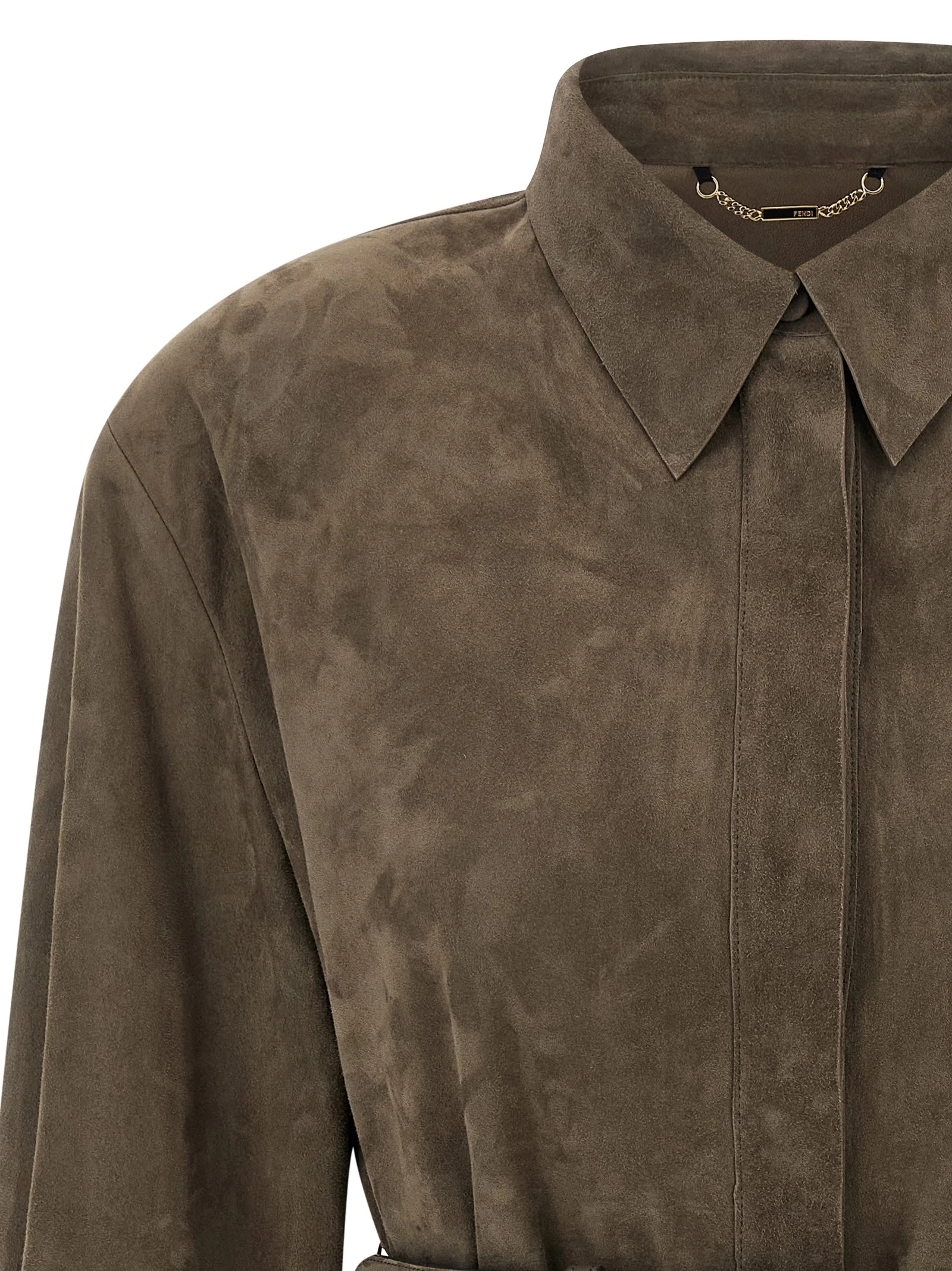Suede shirt