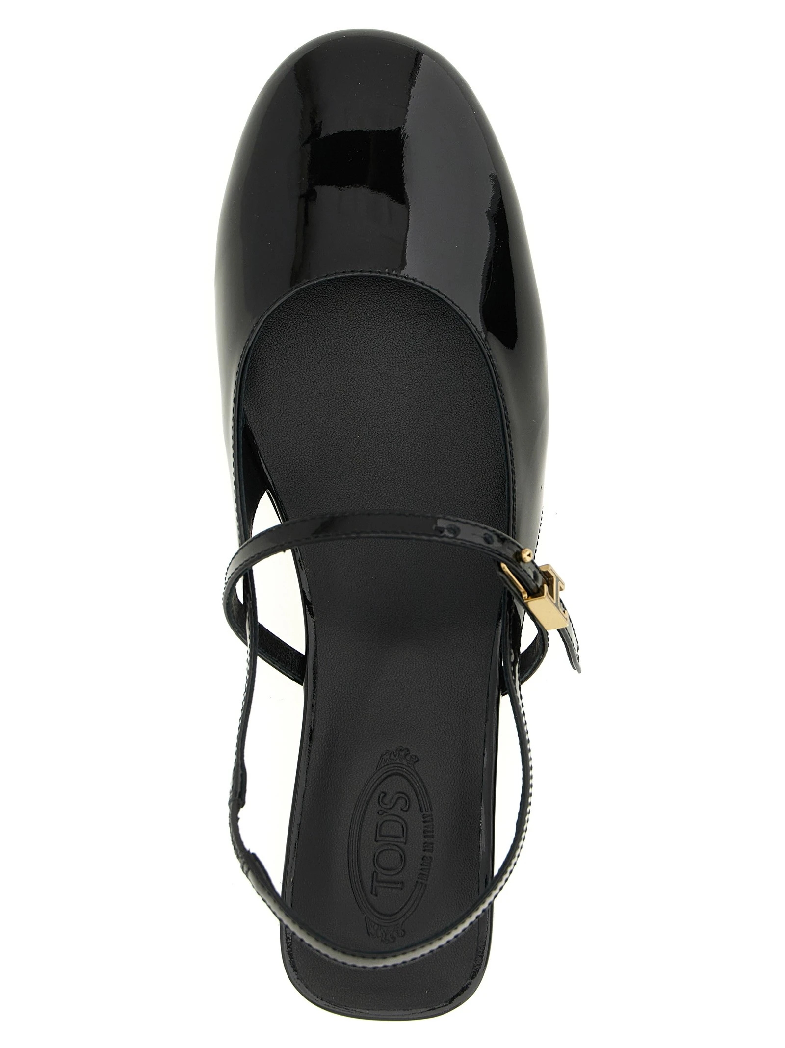 'Mary Jane' patent ballet flats