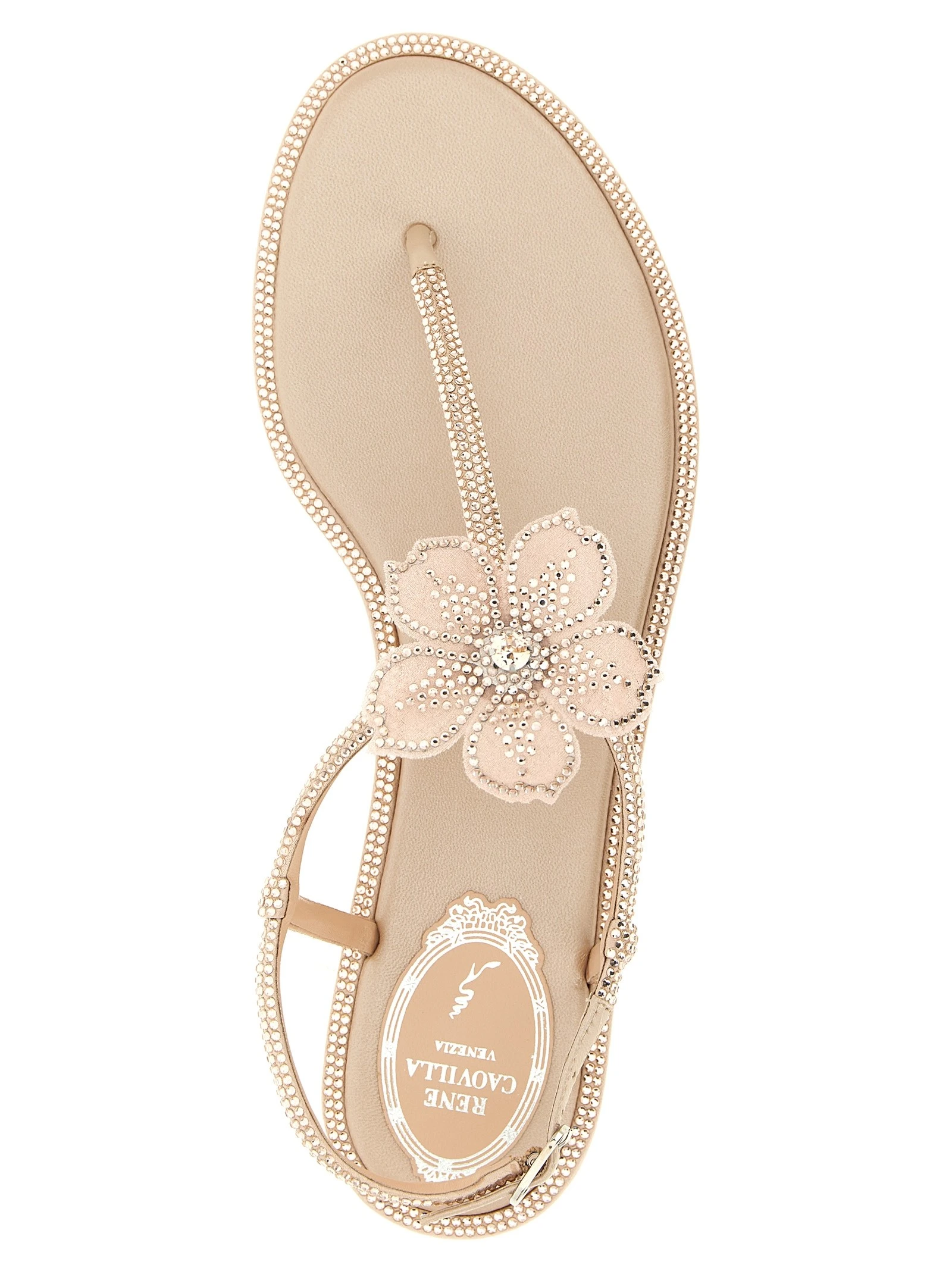 'Peach Flower' sandals