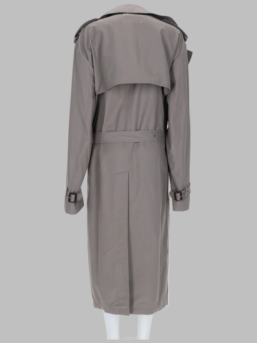 TRENCH CON COLLETTO RIPIEGATO