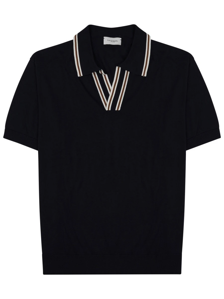 POLO IN SETA MISTO COTONE