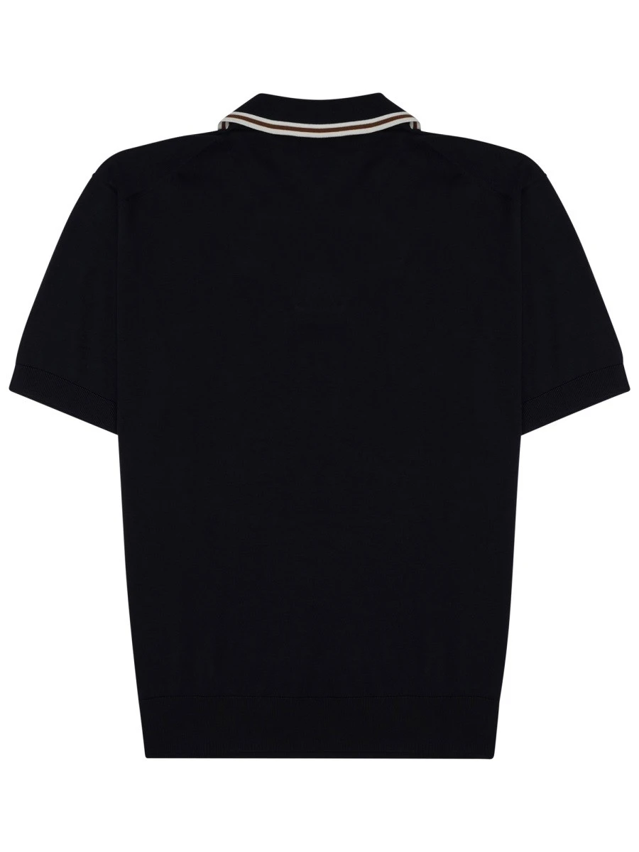 POLO IN SETA MISTO COTONE