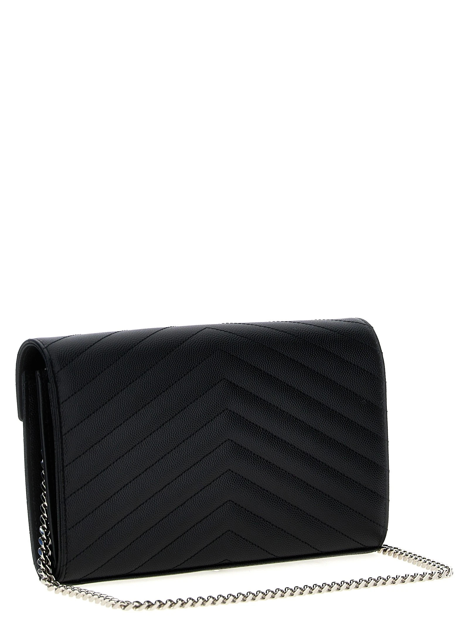 Cassandre Pochette grain-de-poudre leather crossbody bag