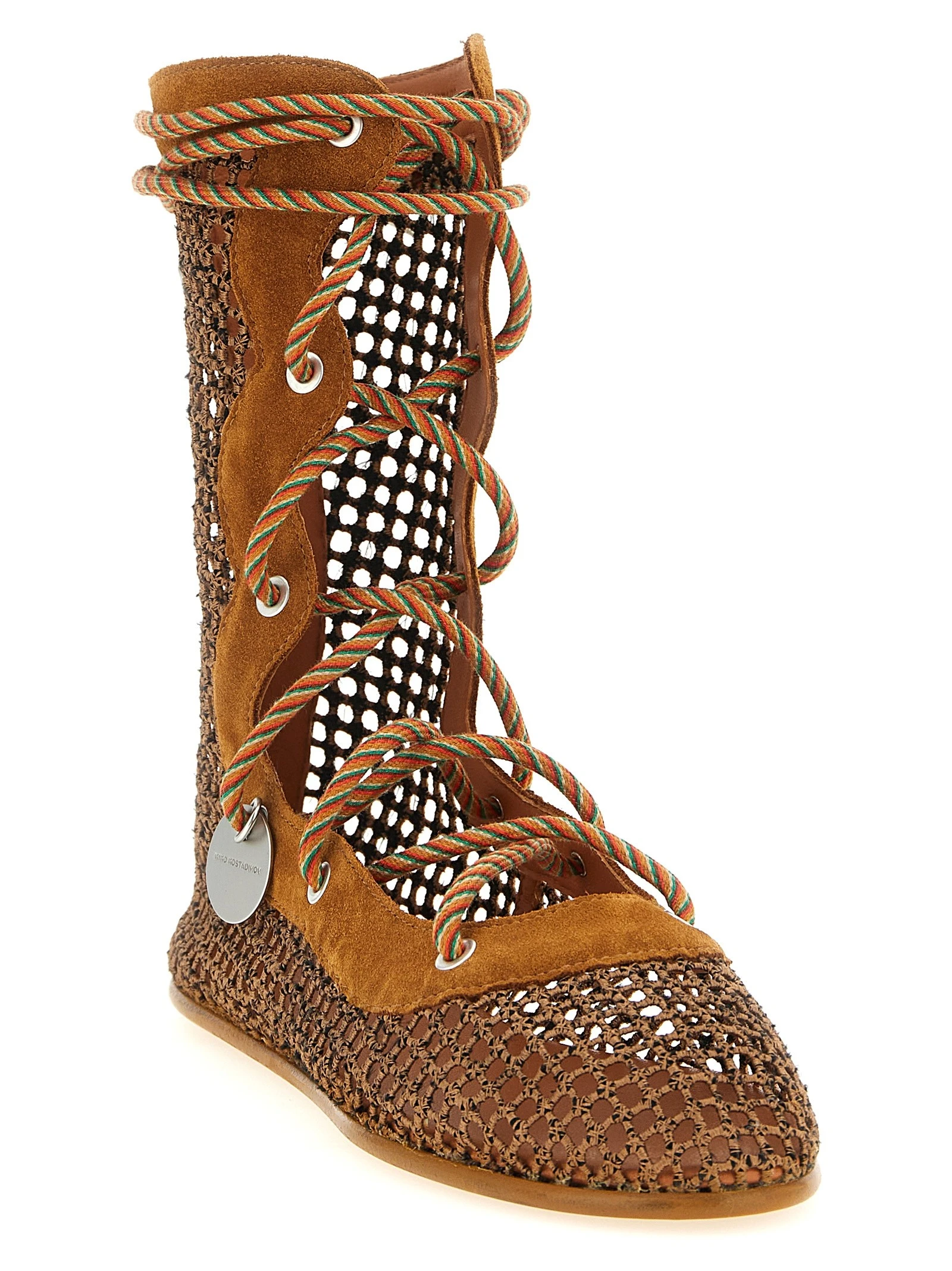 'Reticella' ankle boots
