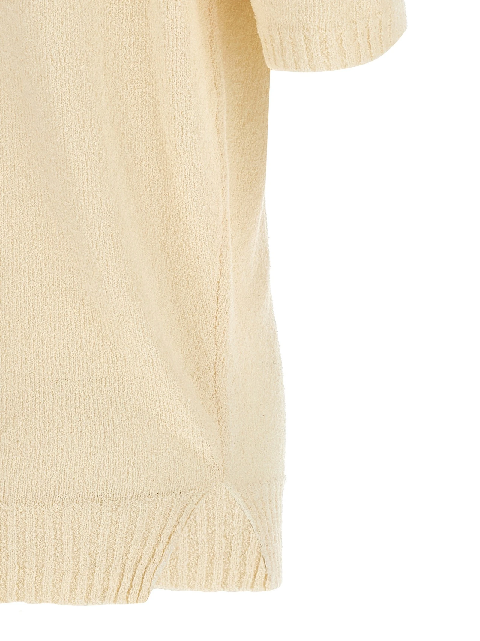 Bouclé polo shirt