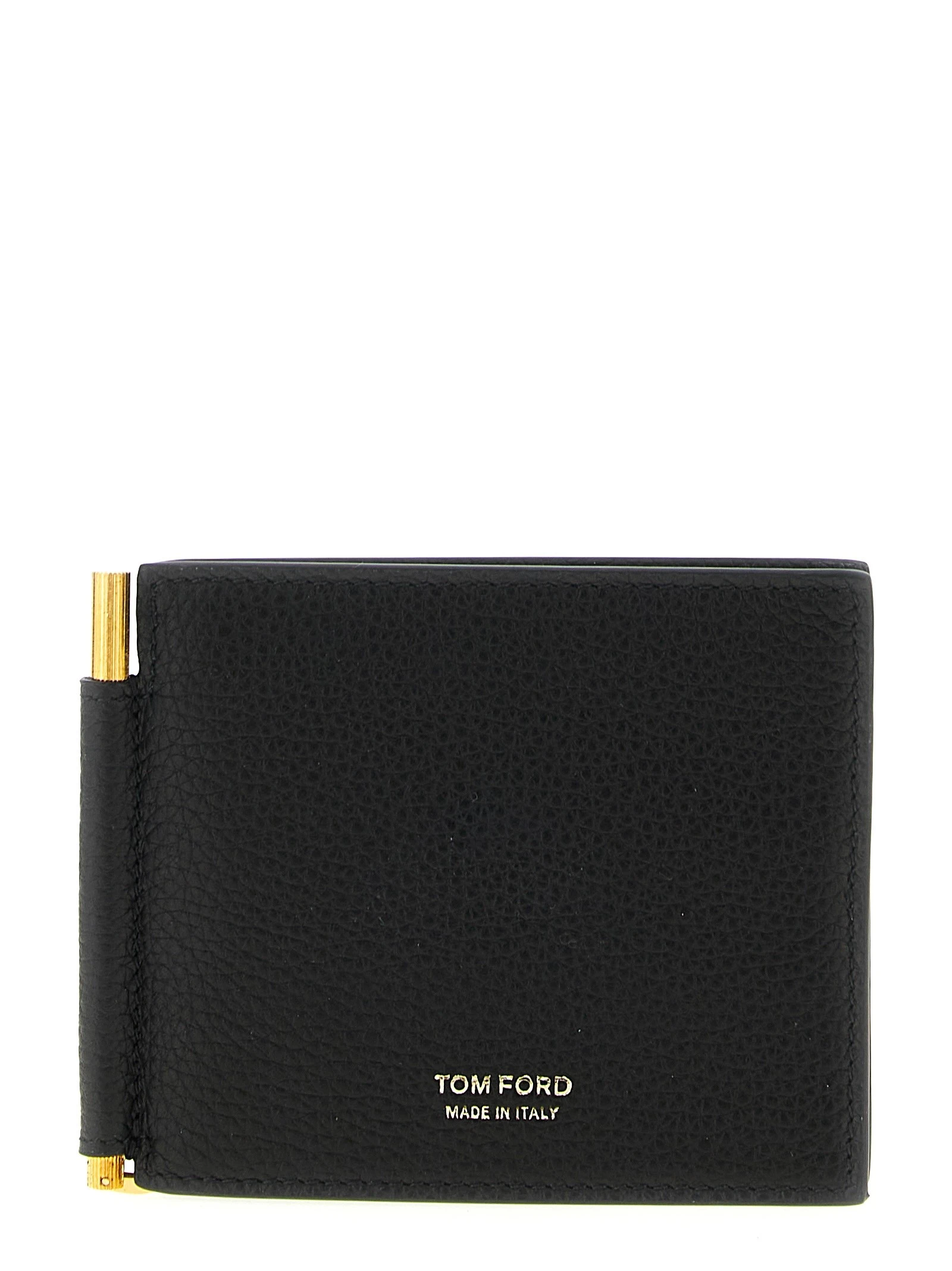 Hammered leather card holder