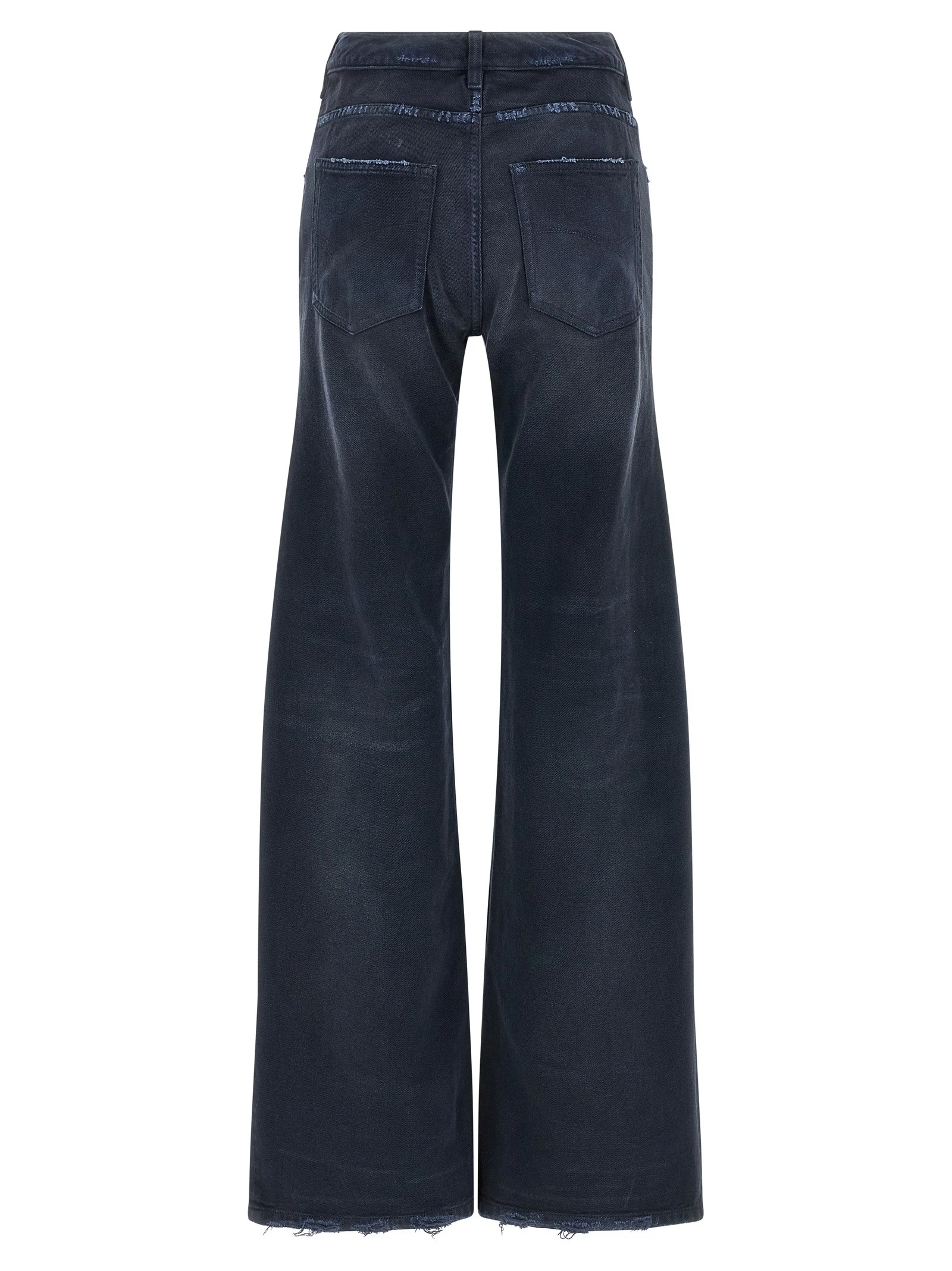 Curved waist jeans