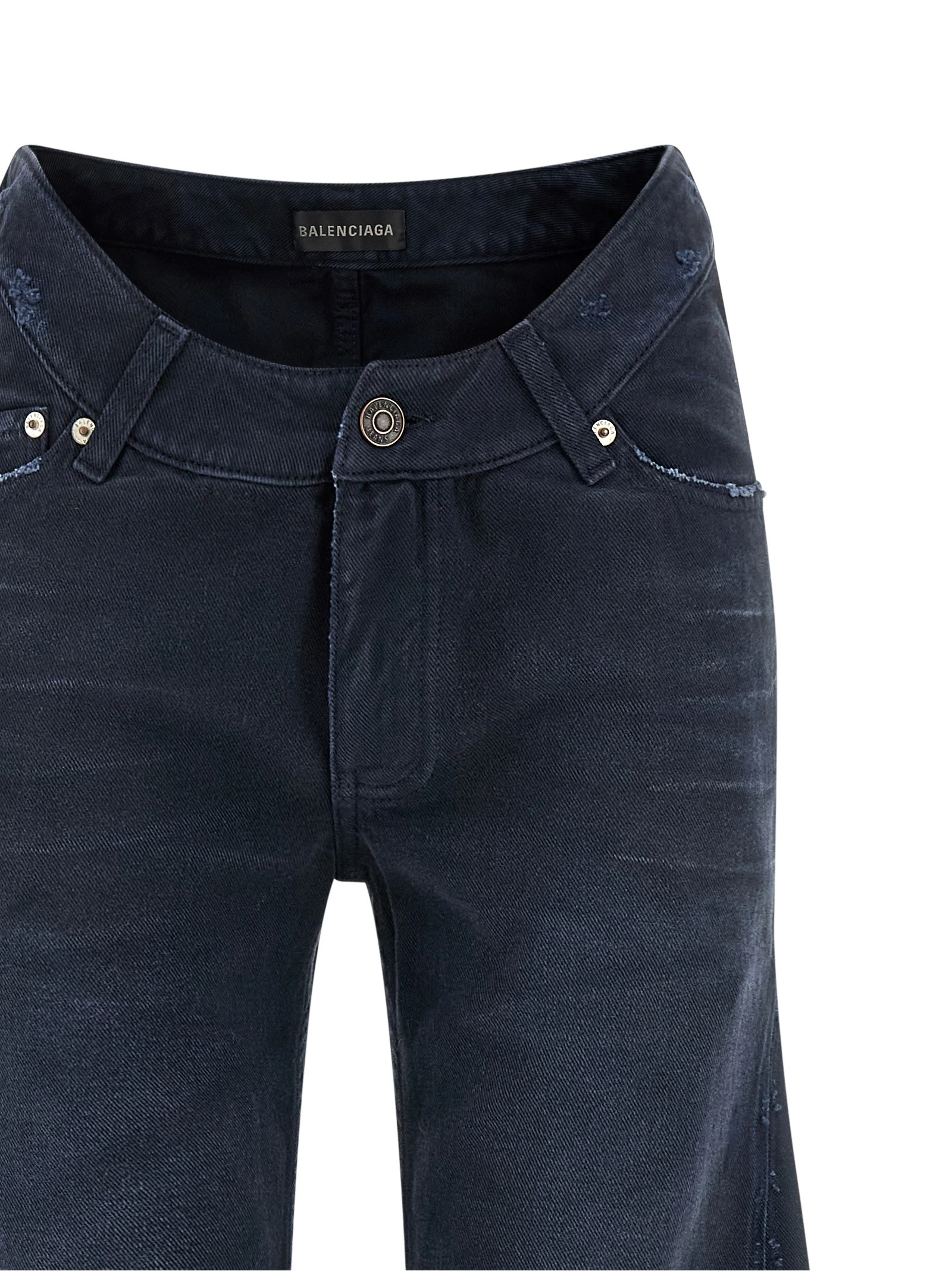 Curved waist jeans