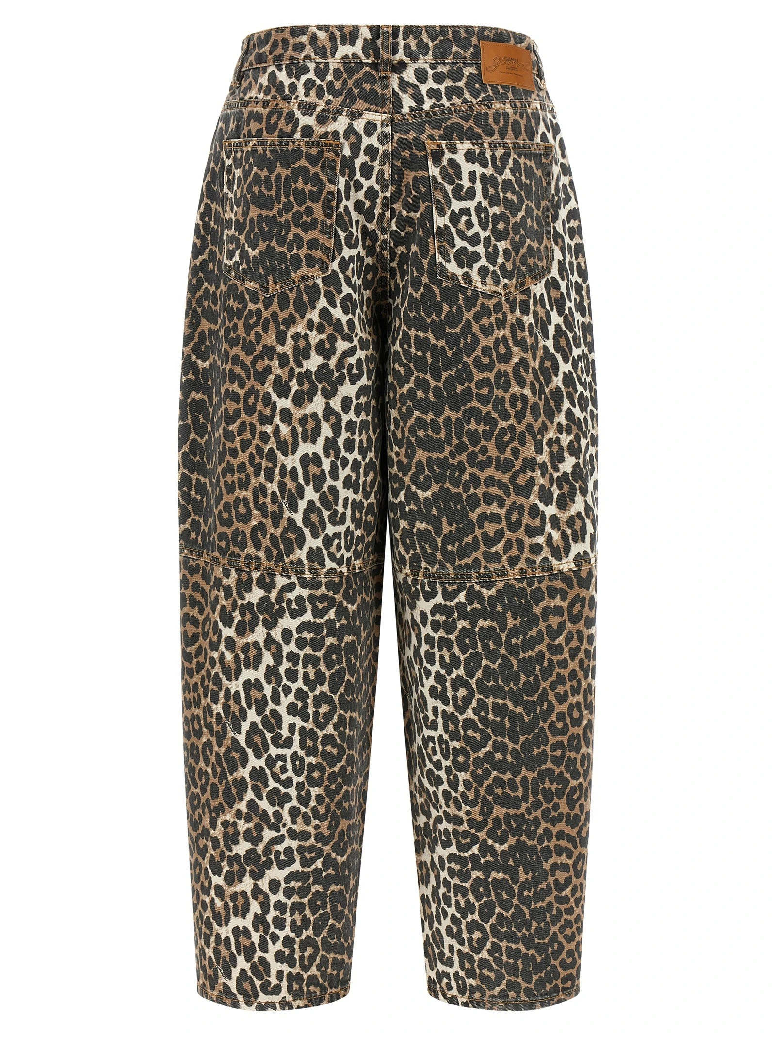 'Leopard Printed Stary' jeans