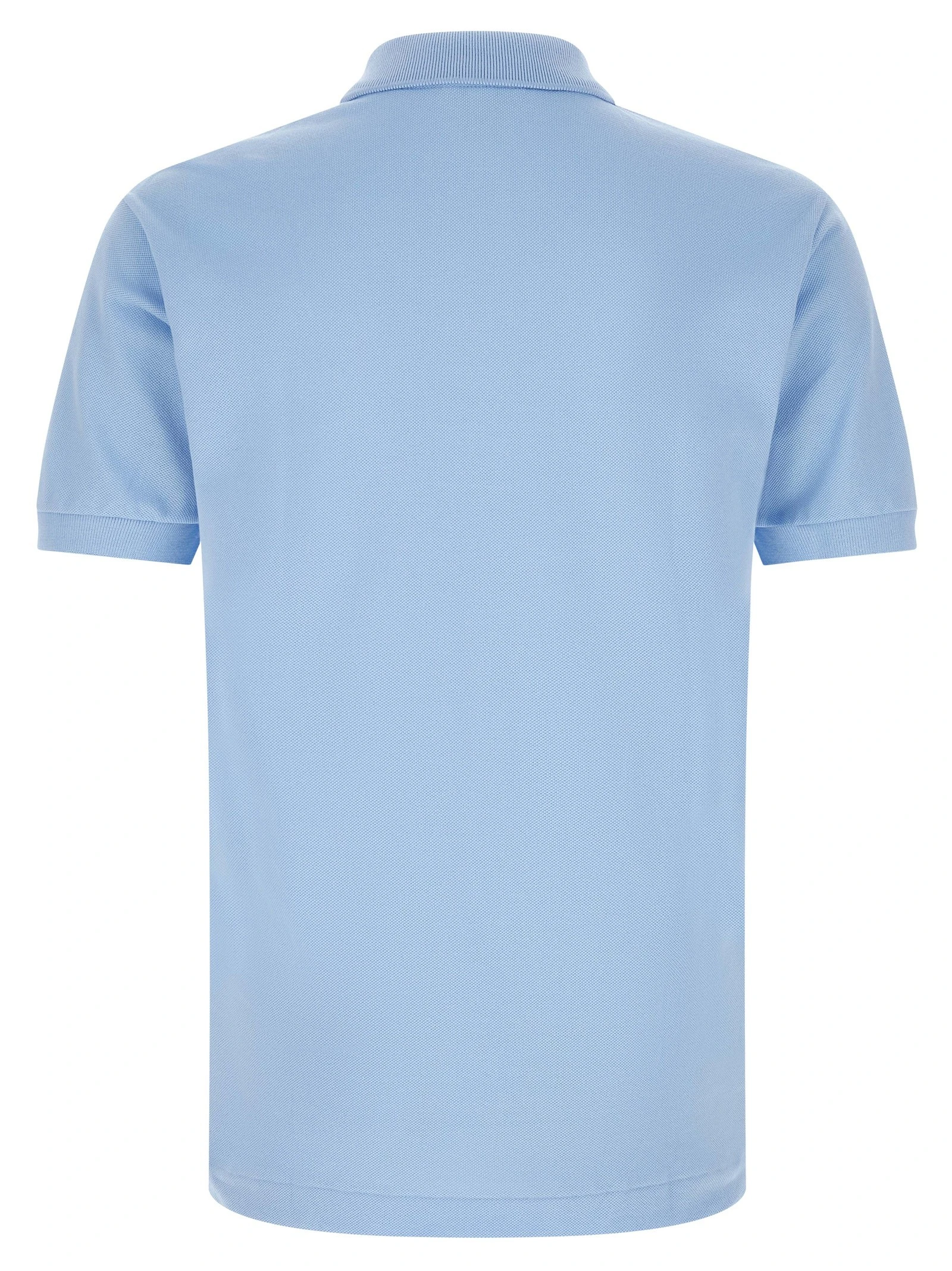 Logo patch polo shirt