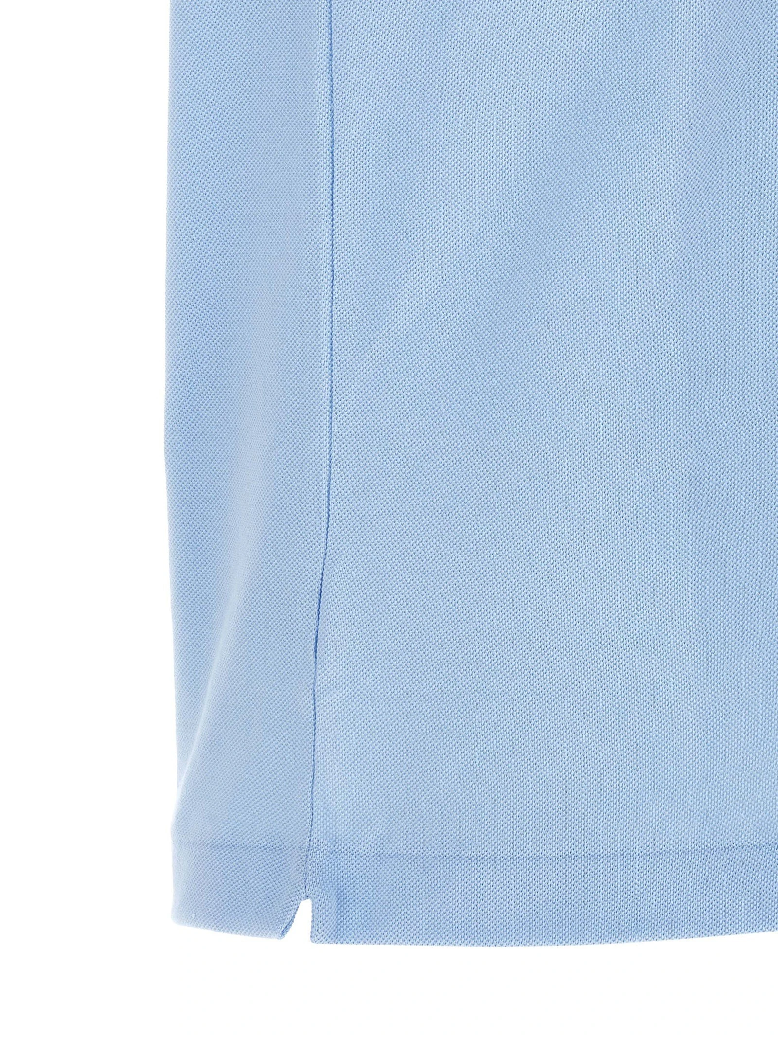 Logo patch polo shirt