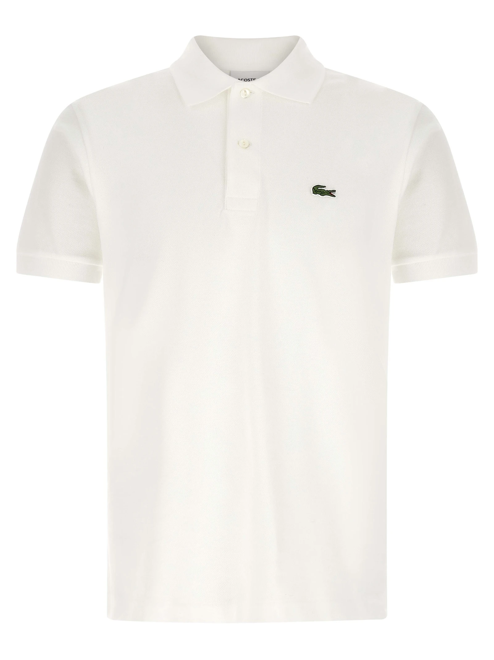 Logo patch polo shirt