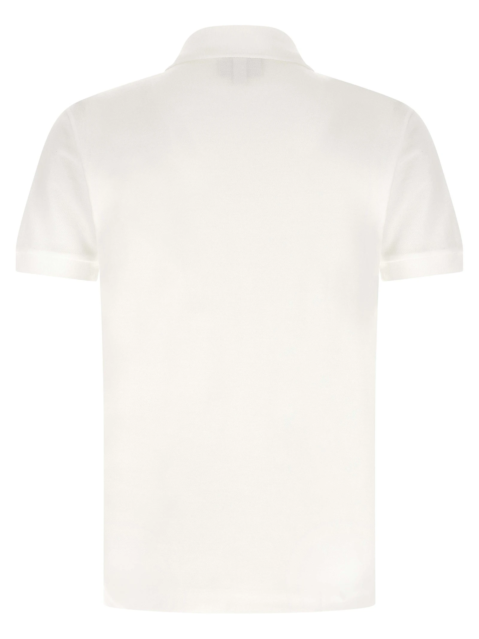 Logo patch polo shirt