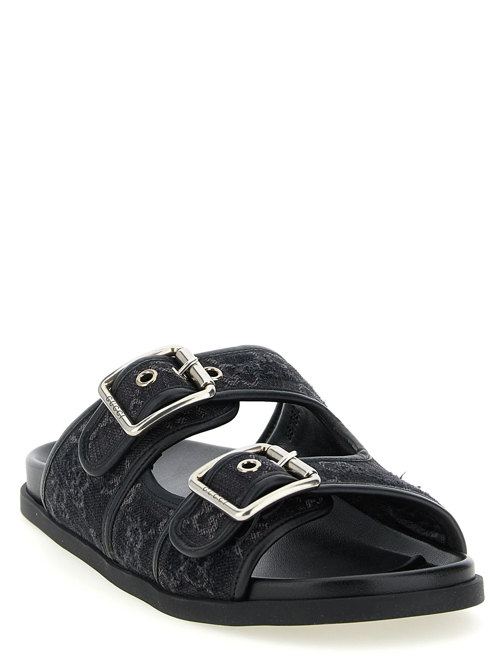 GG denim slides