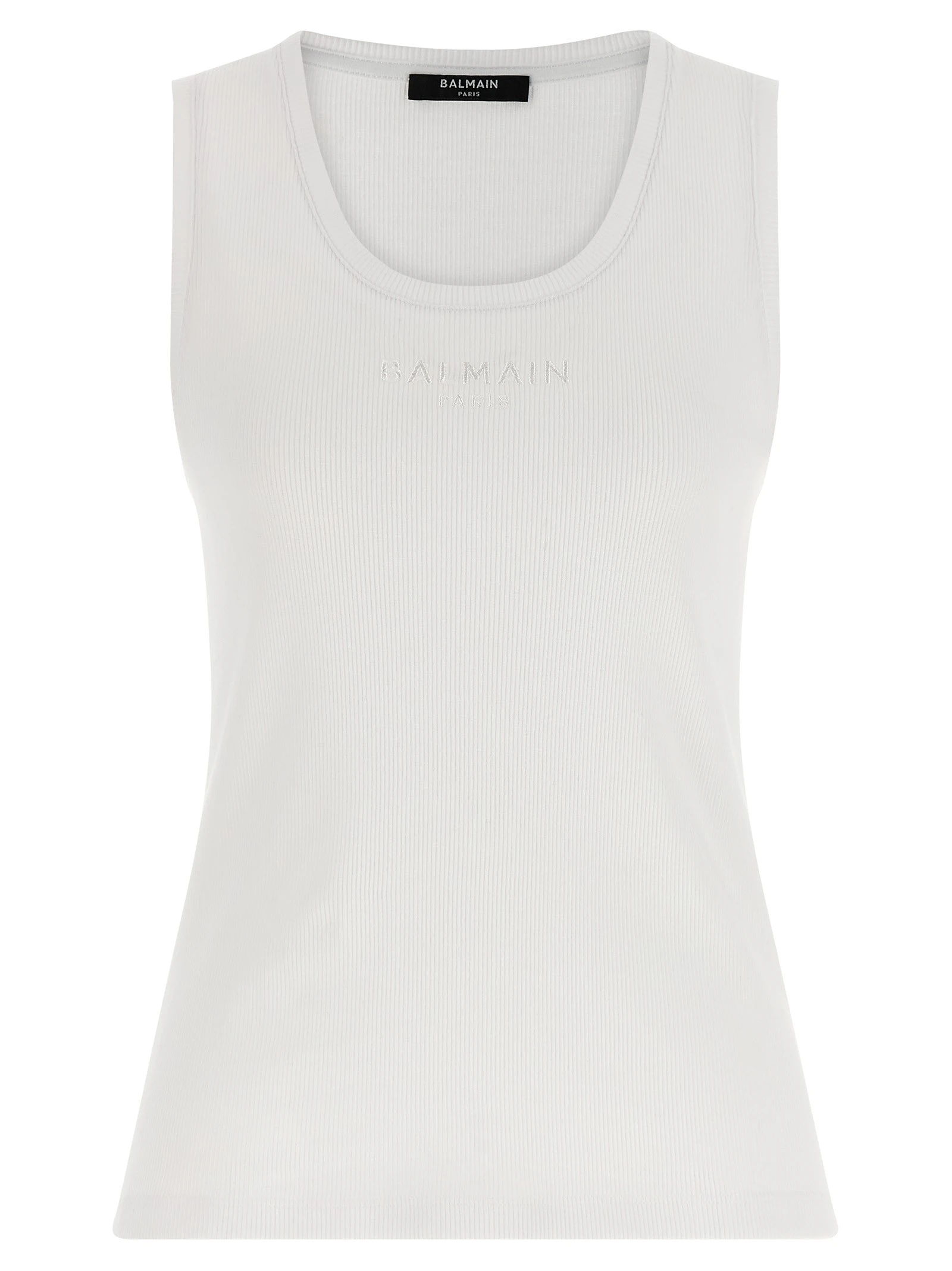 Logo embroidery tank top