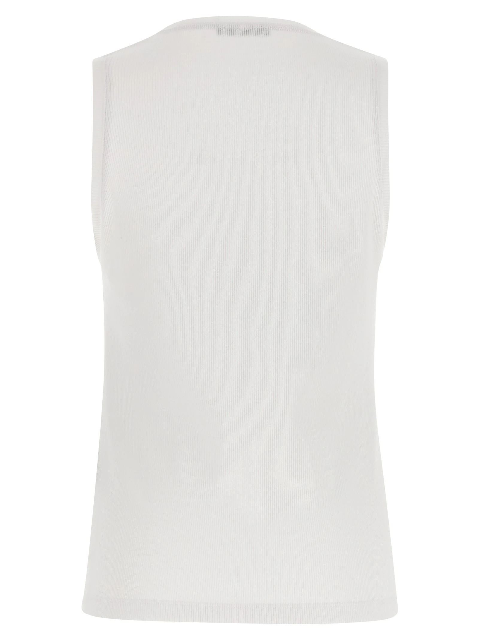 Logo embroidery tank top
