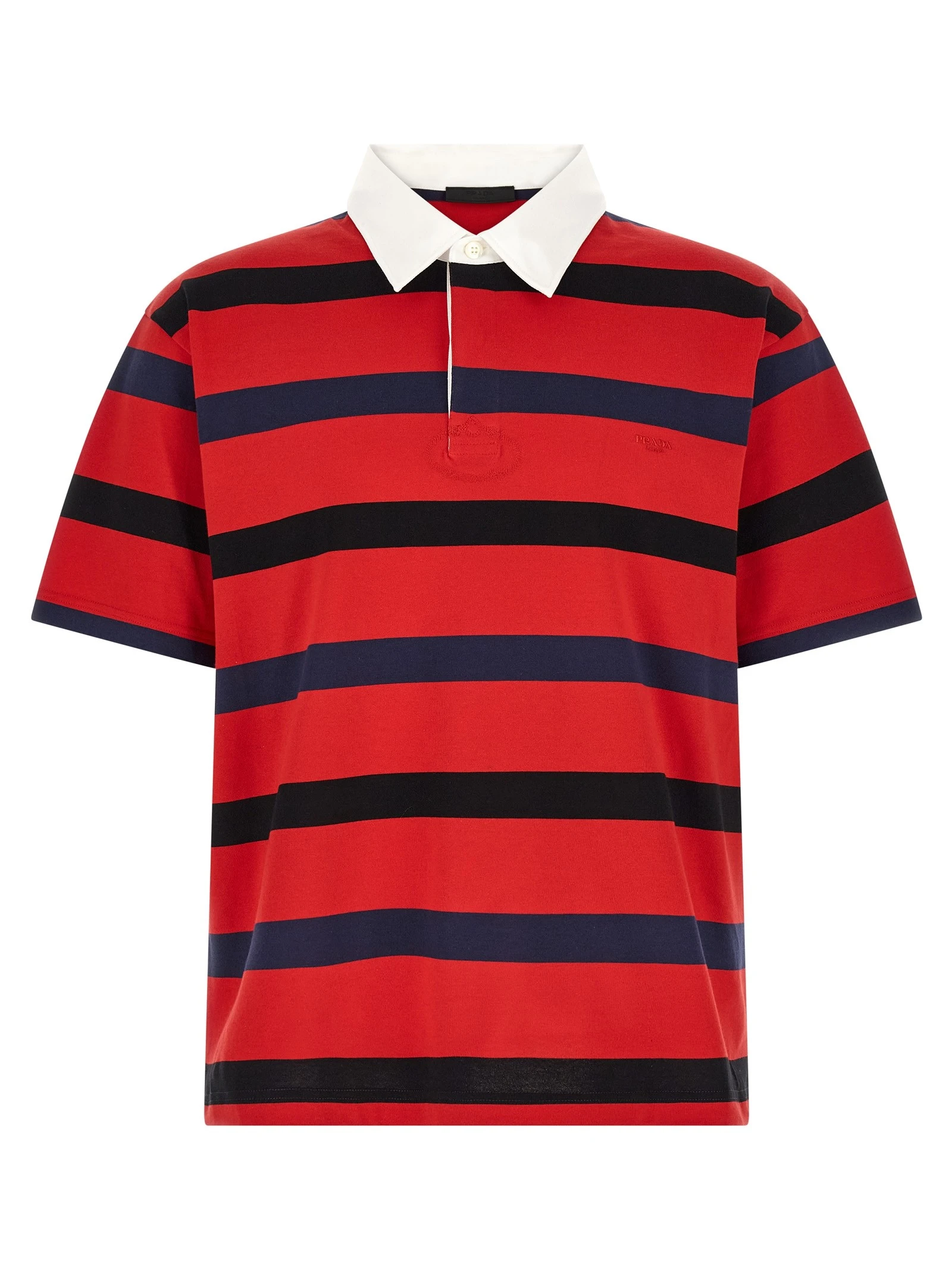 Striped polo shirt