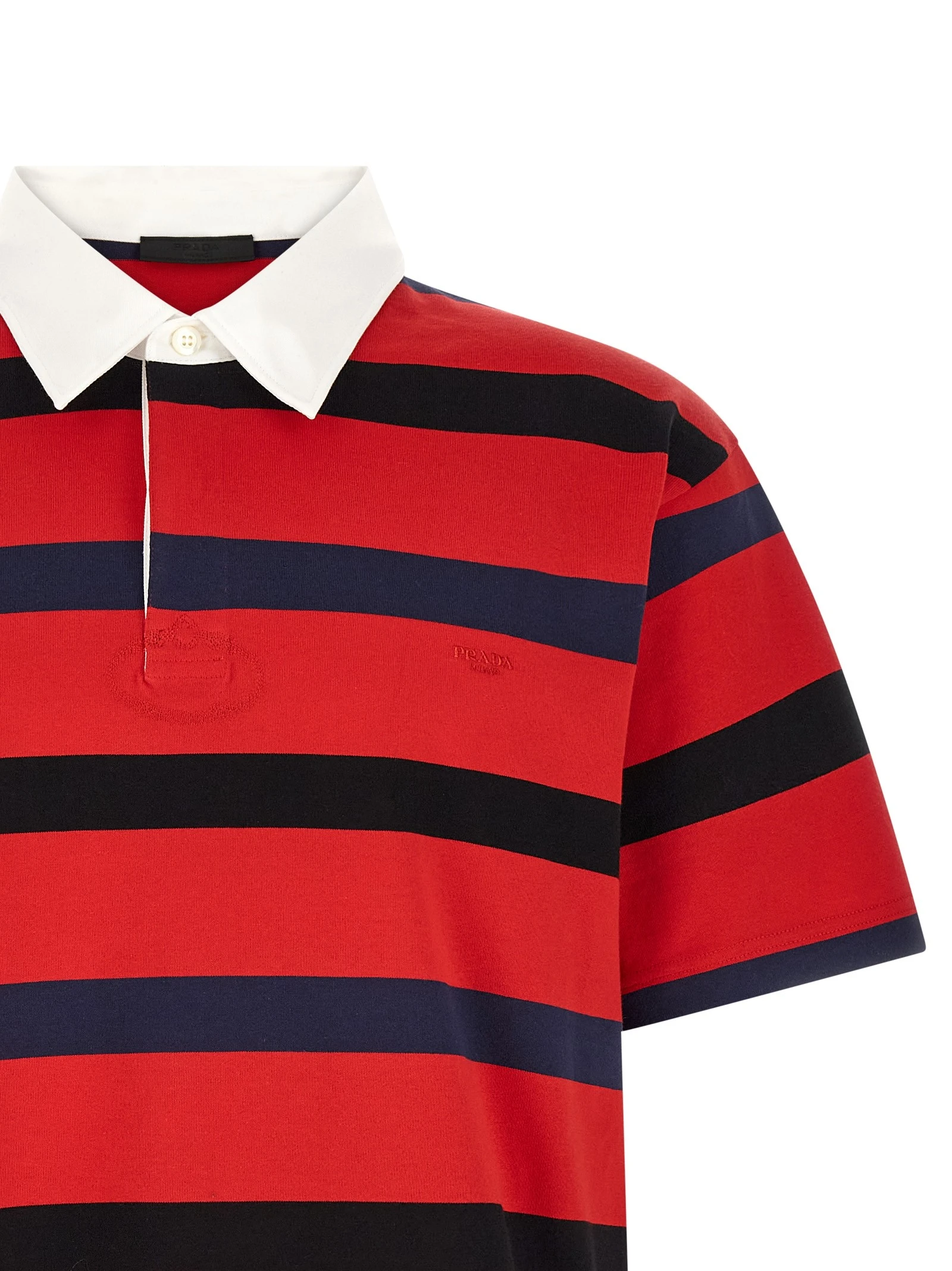 Striped polo shirt