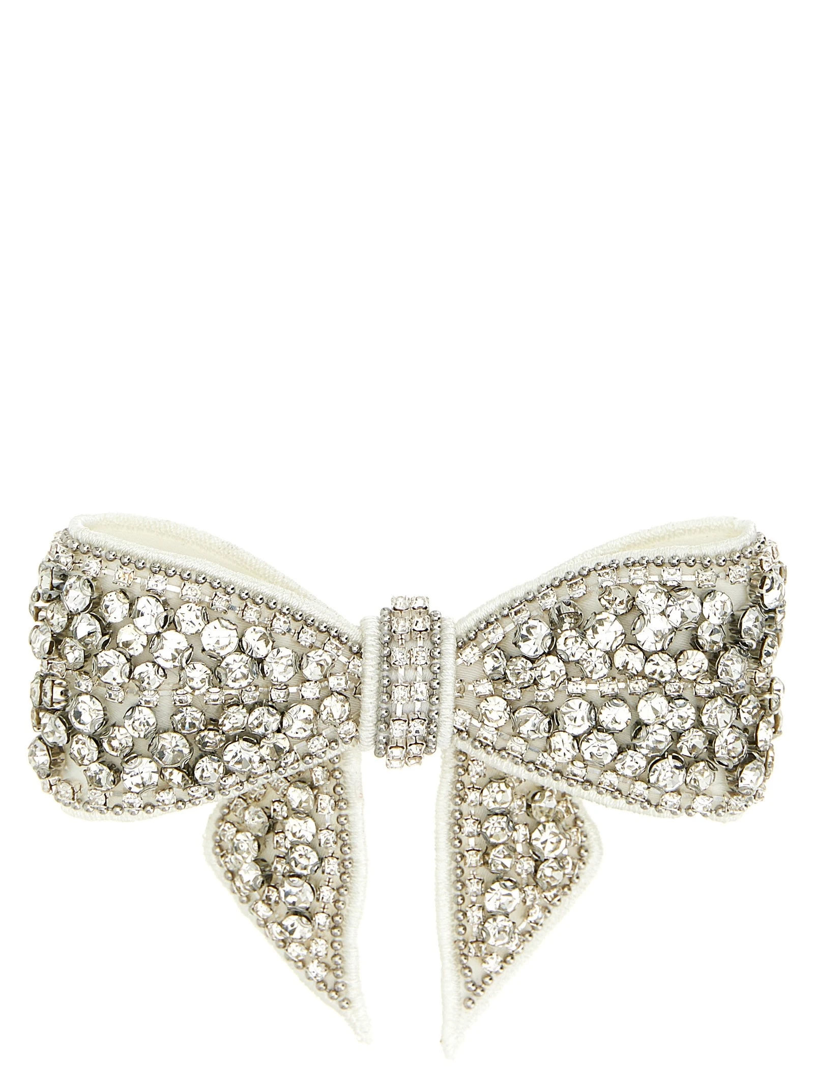 'Crystal Embellished Bow' hair clip