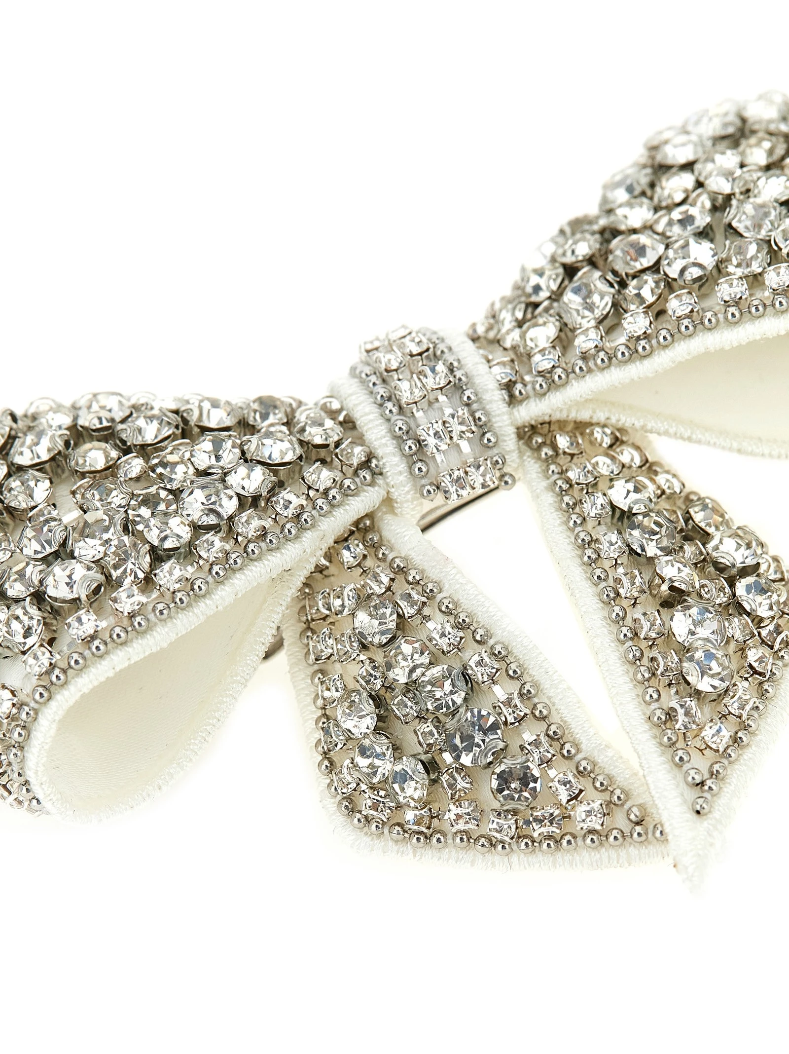 'Crystal Embellished Bow' hair clip