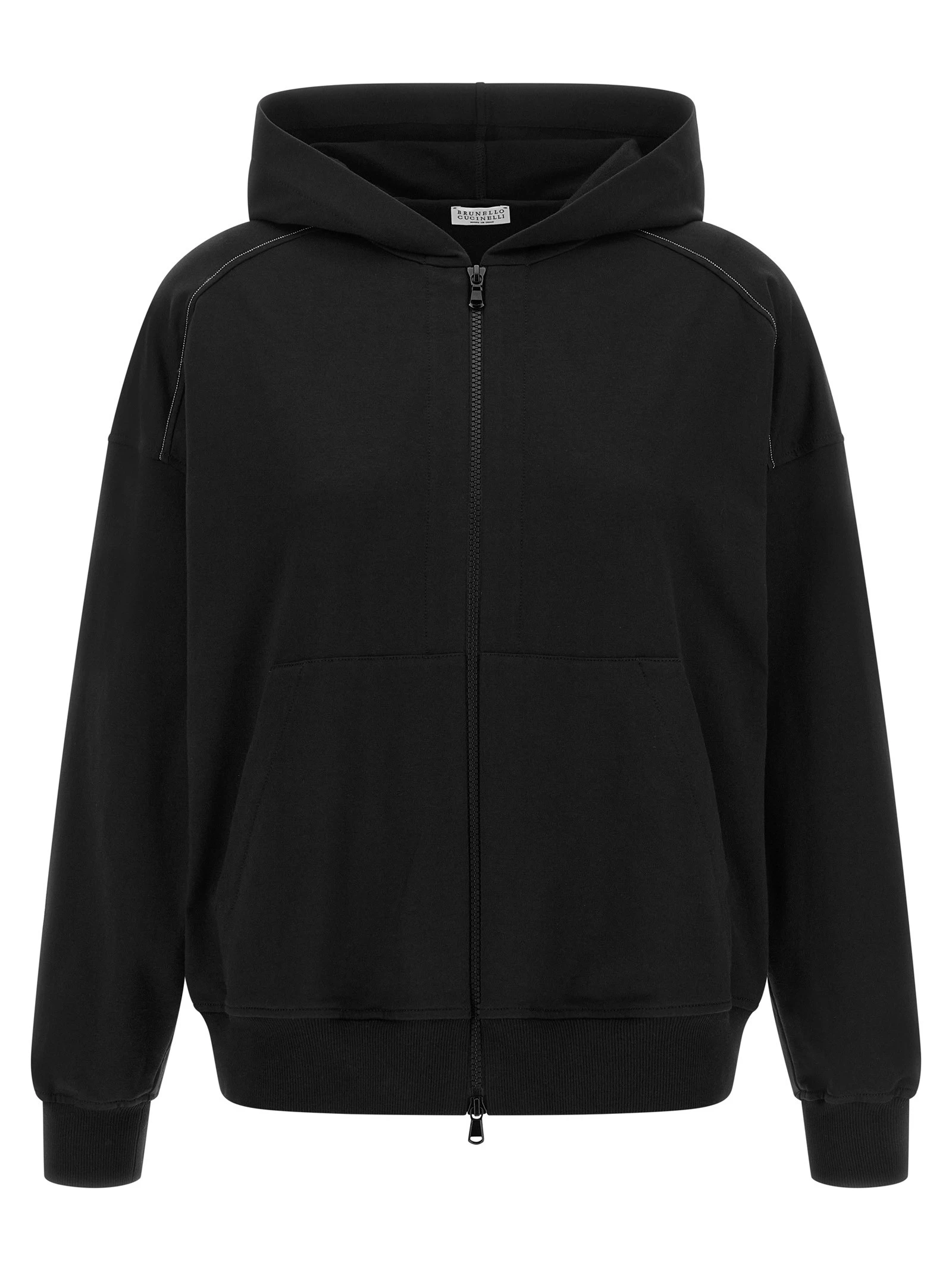 'Shiny Trims' hoodie