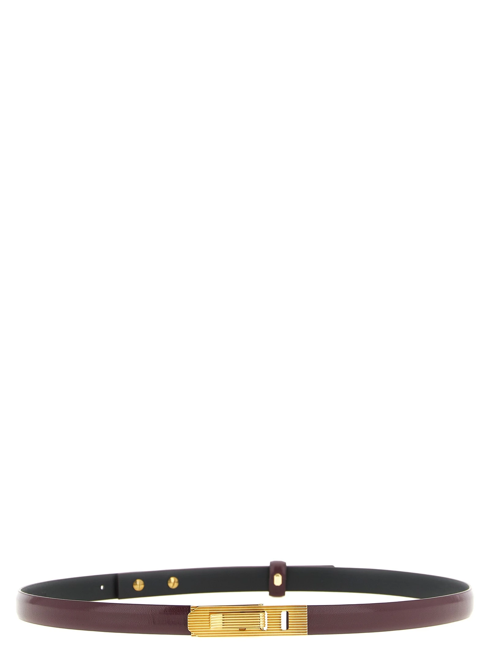 Striped buckle belt