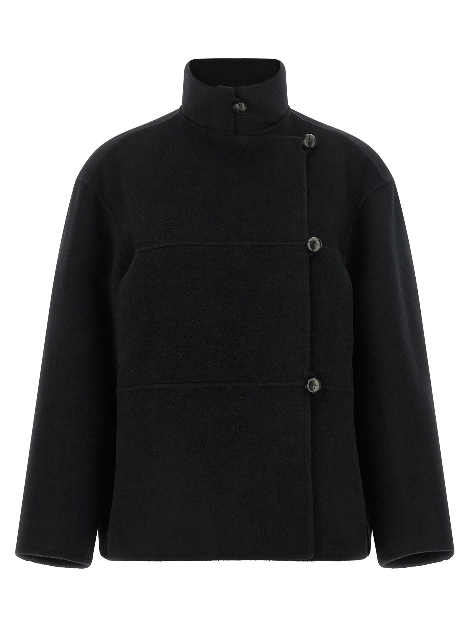 Double wool coat