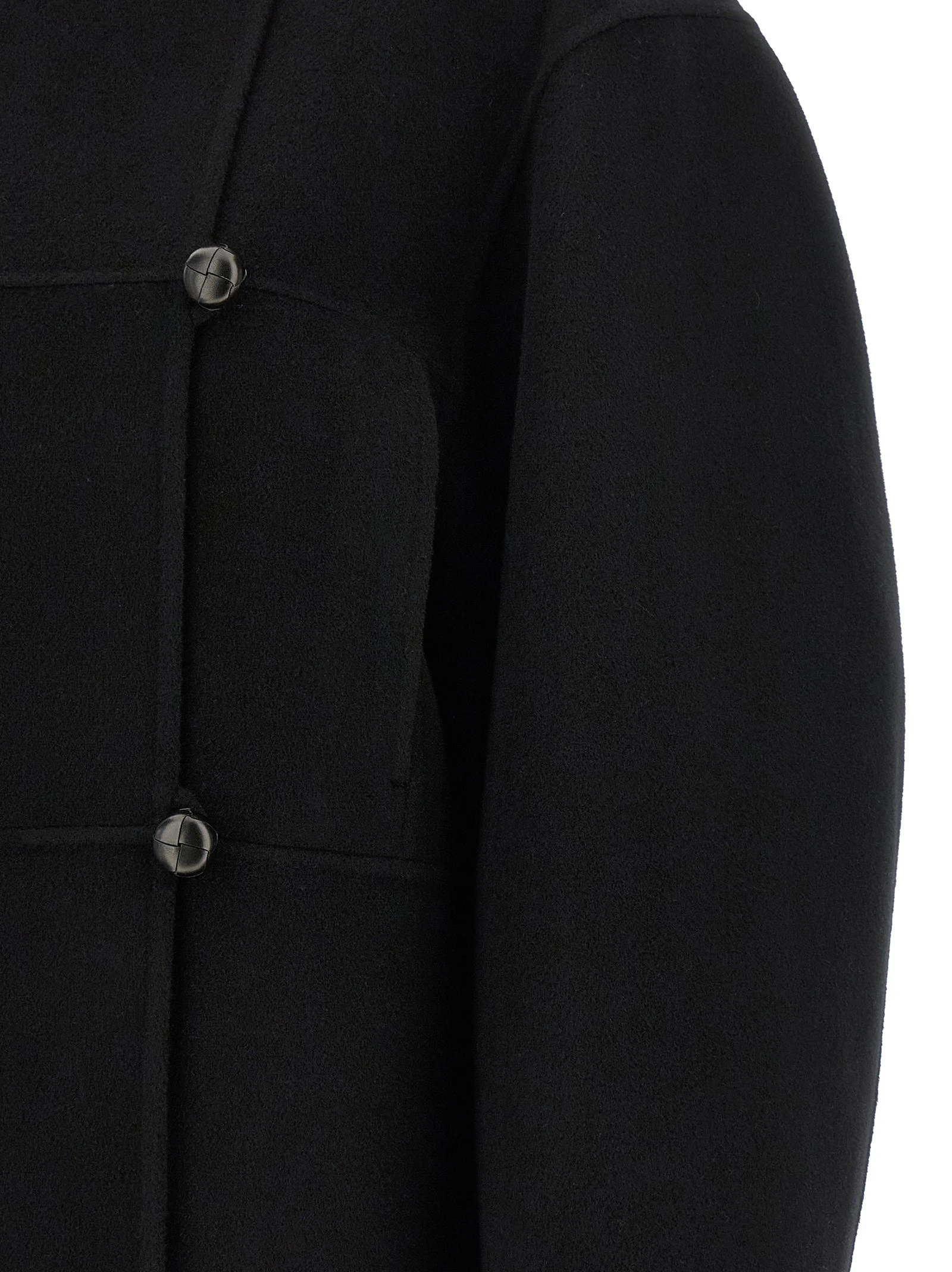 Double wool coat