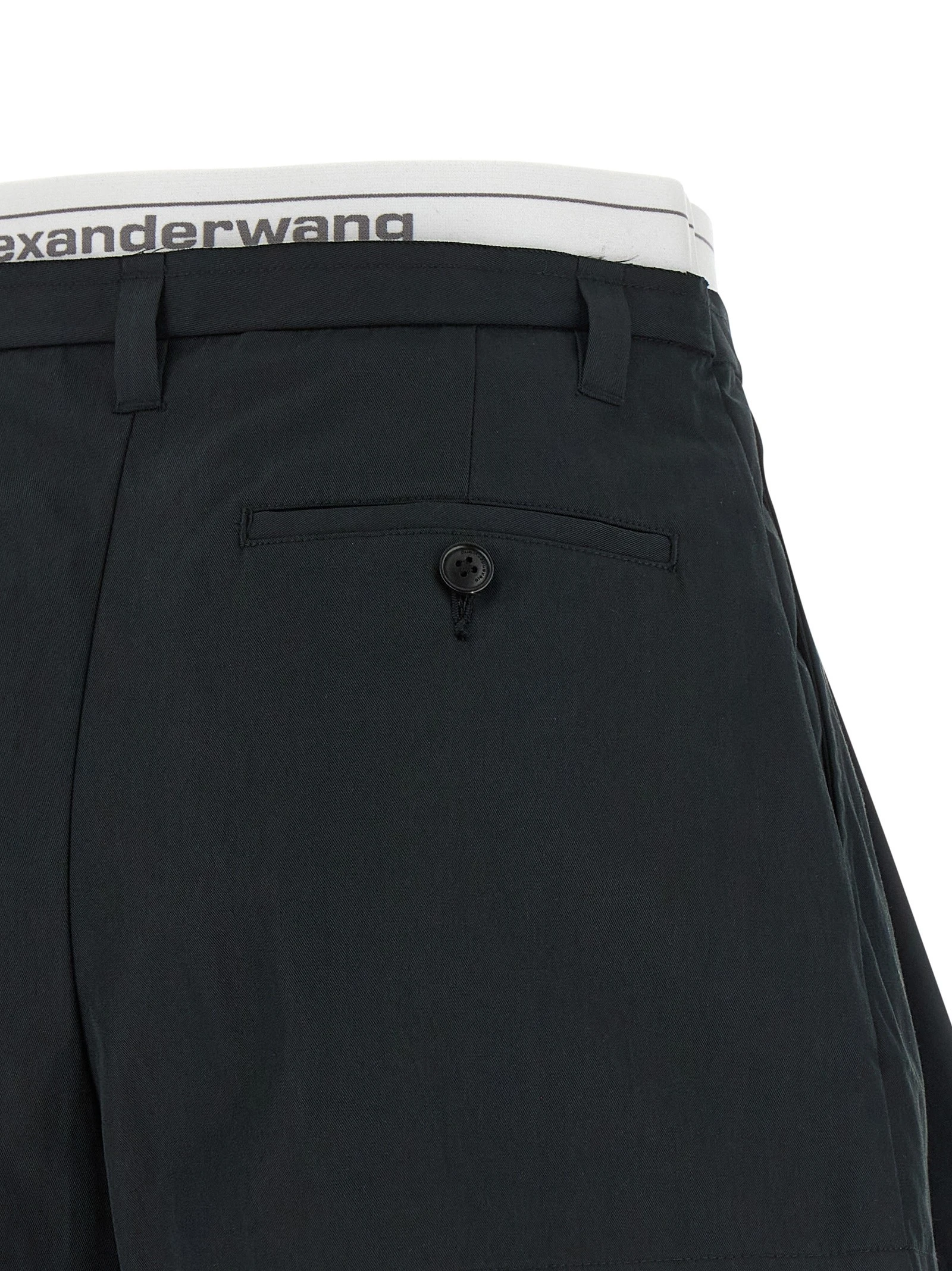 Logo band shorts