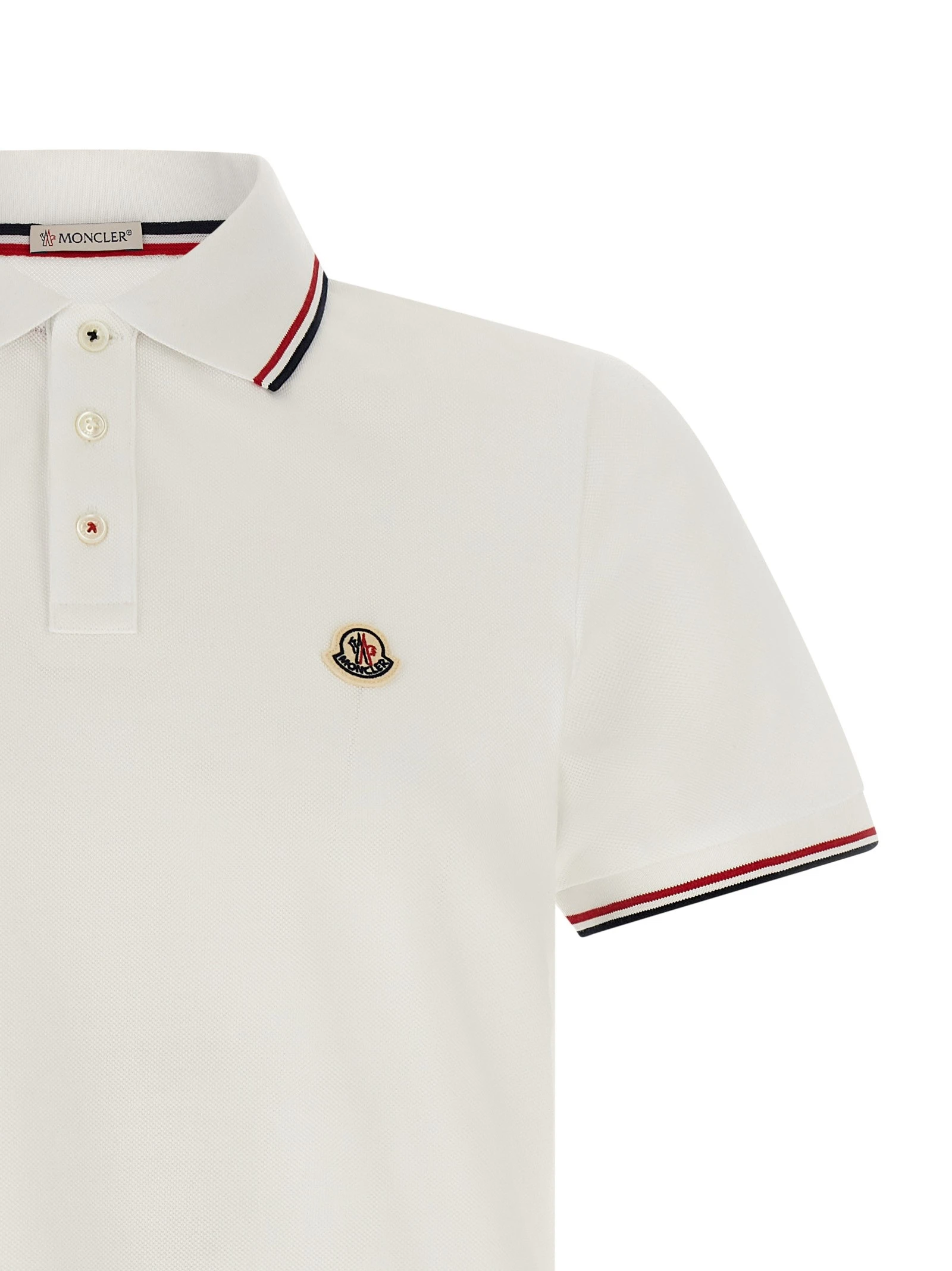 Cotton Polo Shirt with Logo patch