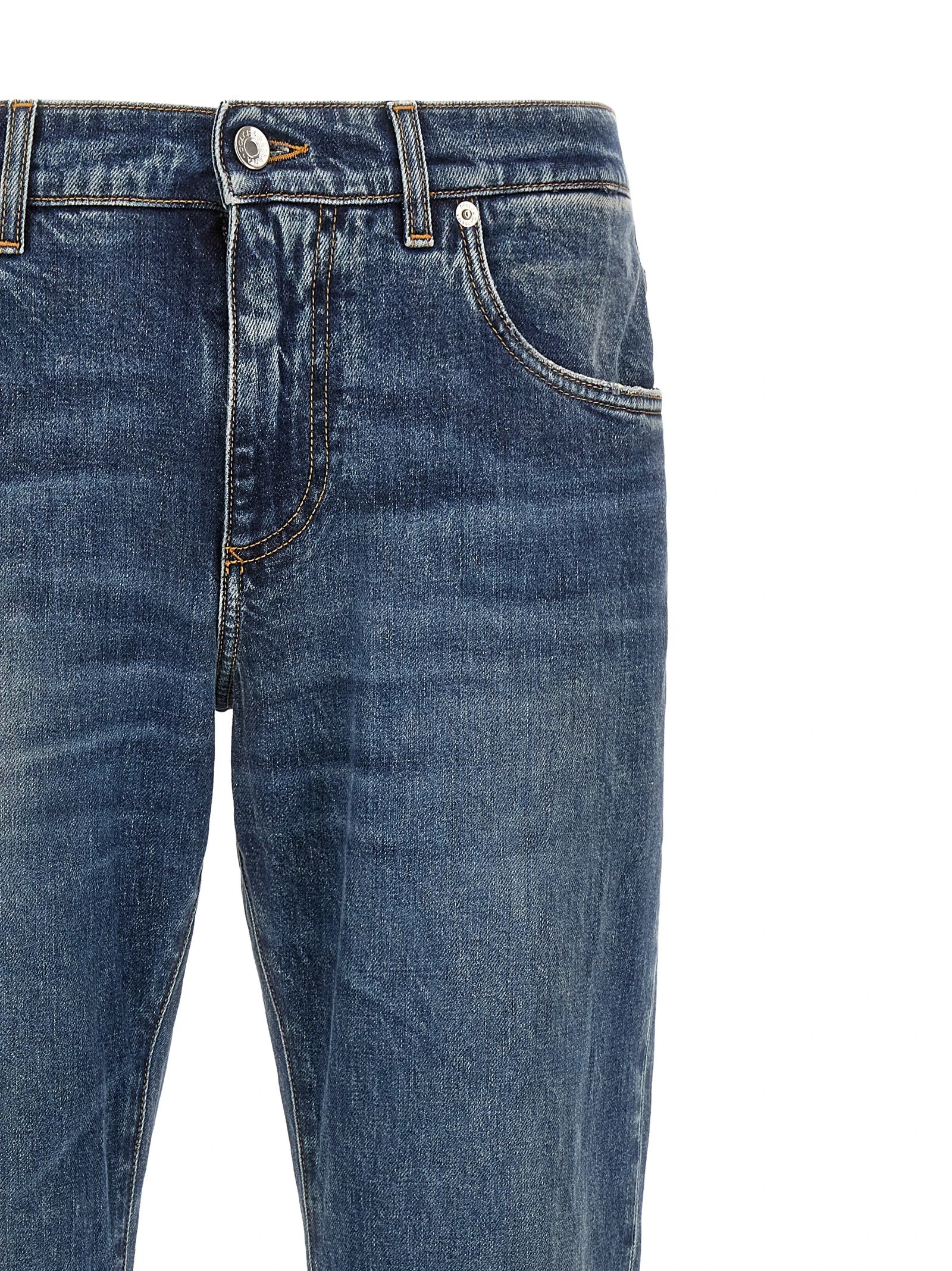 Logo plaque jeans