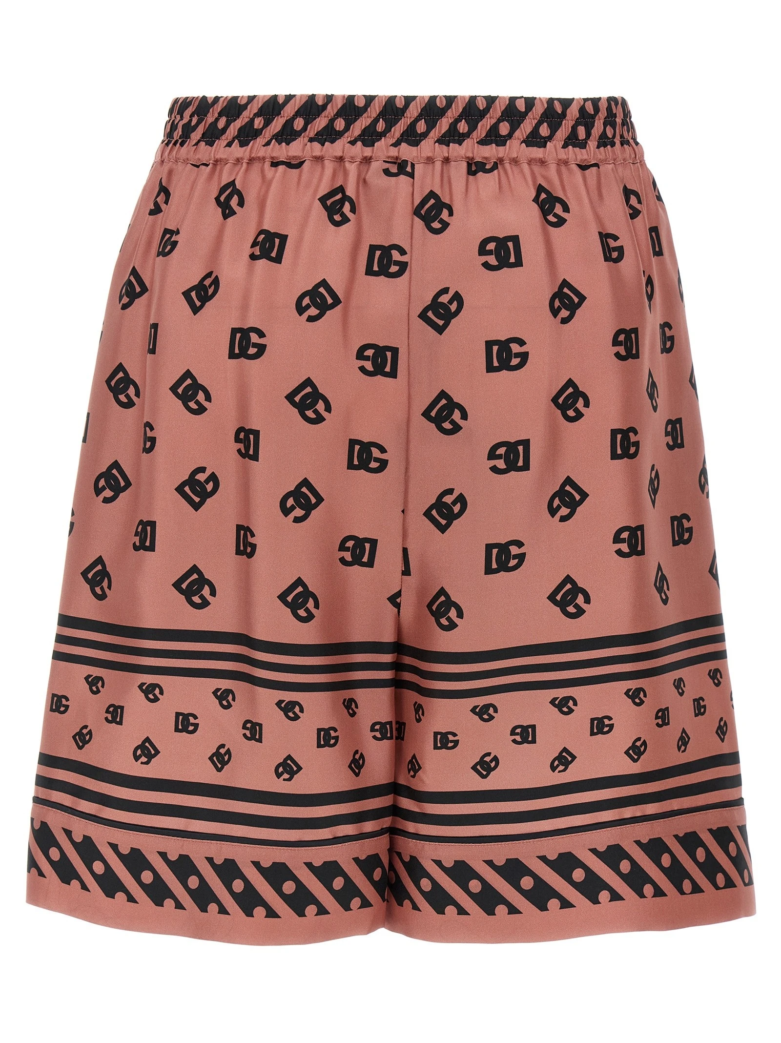 Silk bermuda shorts