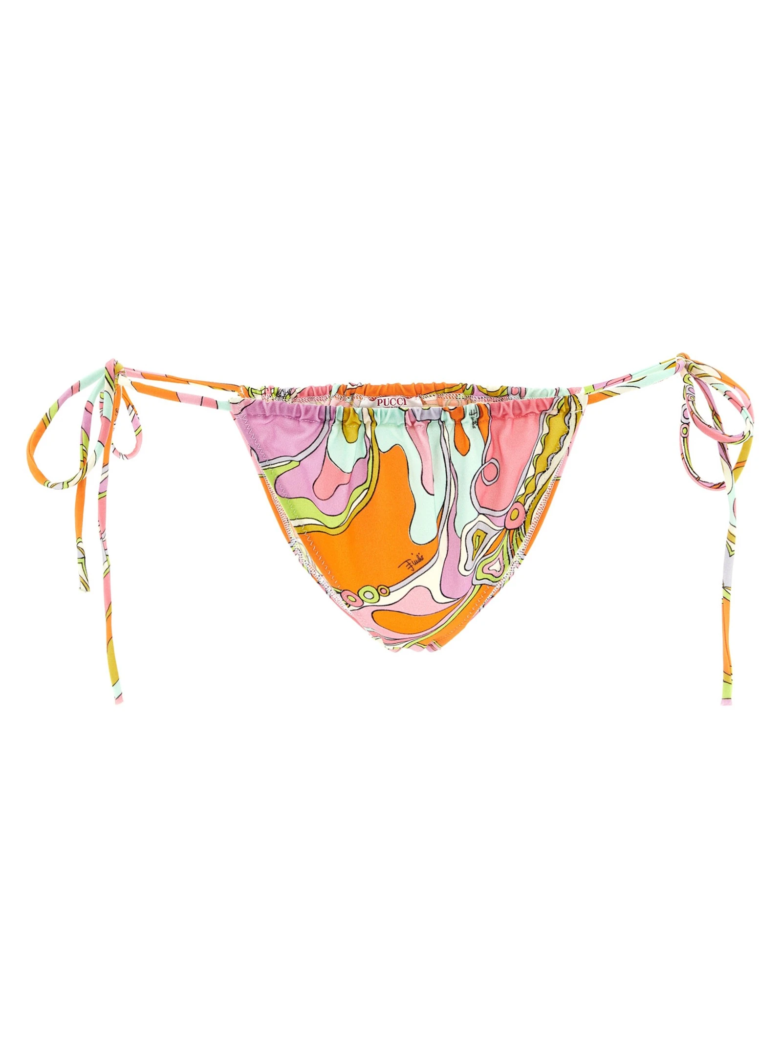 'Orchidee' print bikini briefs