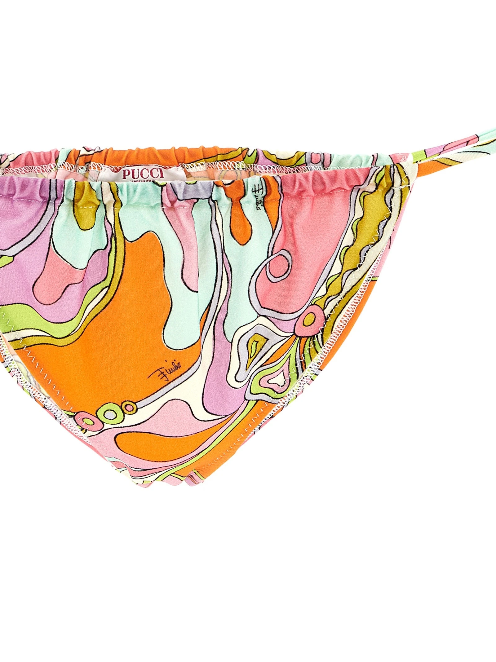 'Orchidee' print bikini briefs