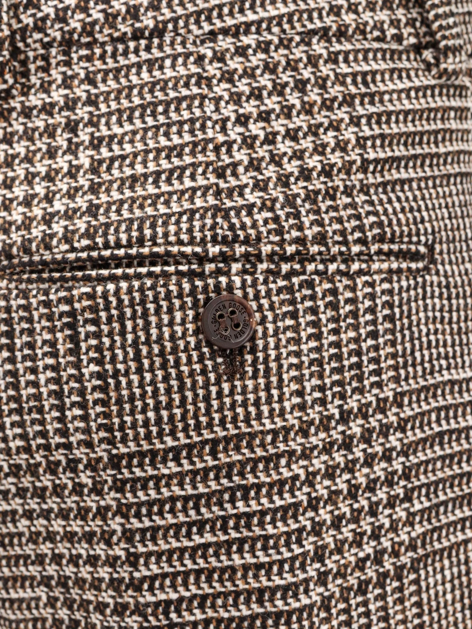 Relax staright prince of wales trouser