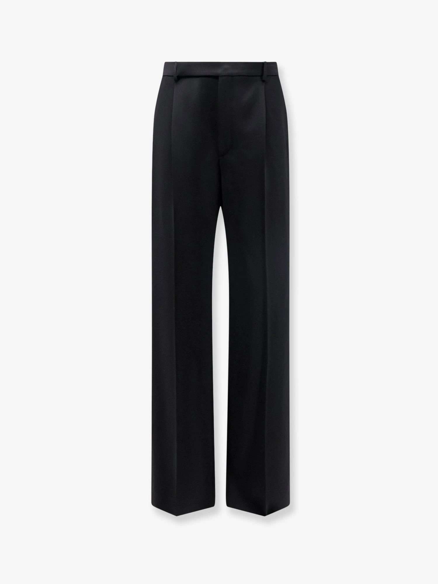 Fluid tailored certified wool trousers