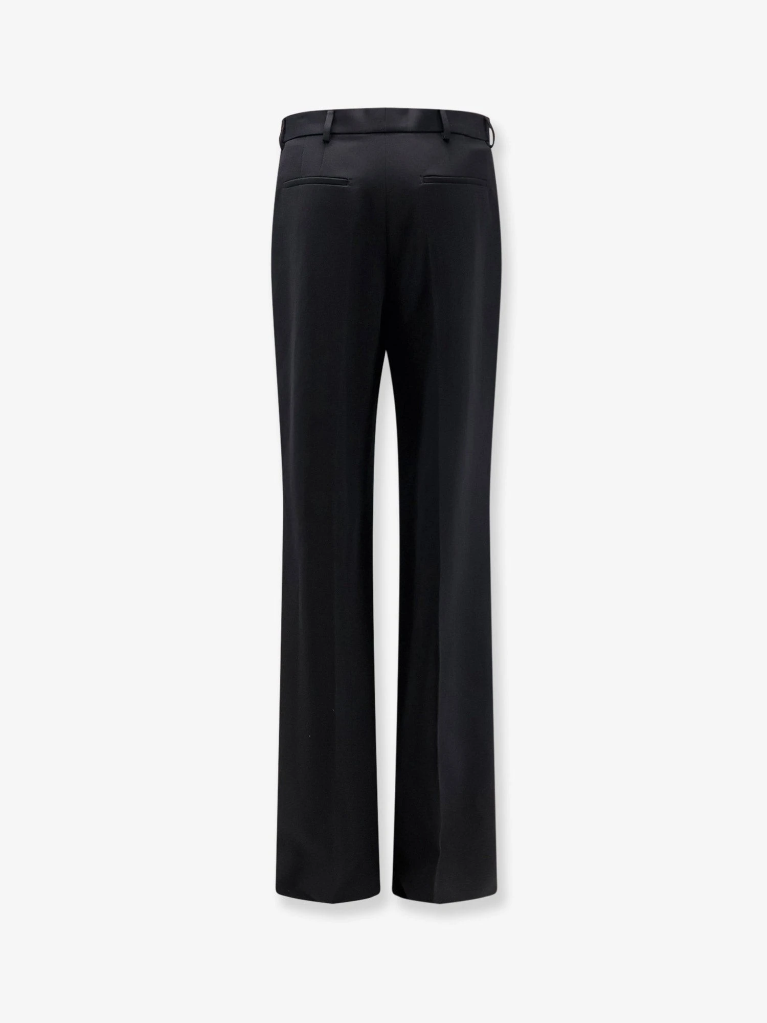 Fluid tailored certified wool trousers