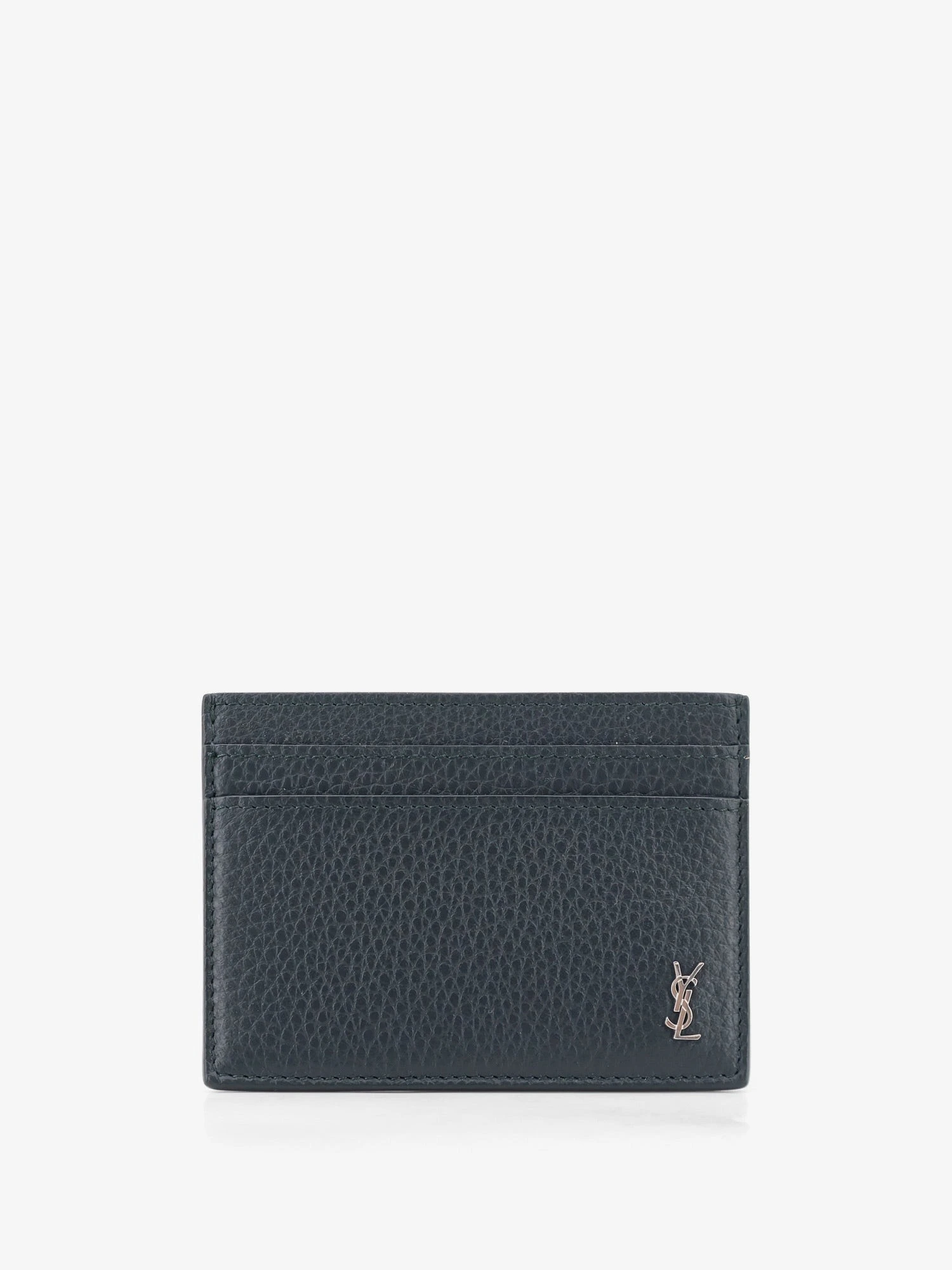 Tiny Cassandre textured leather card holder